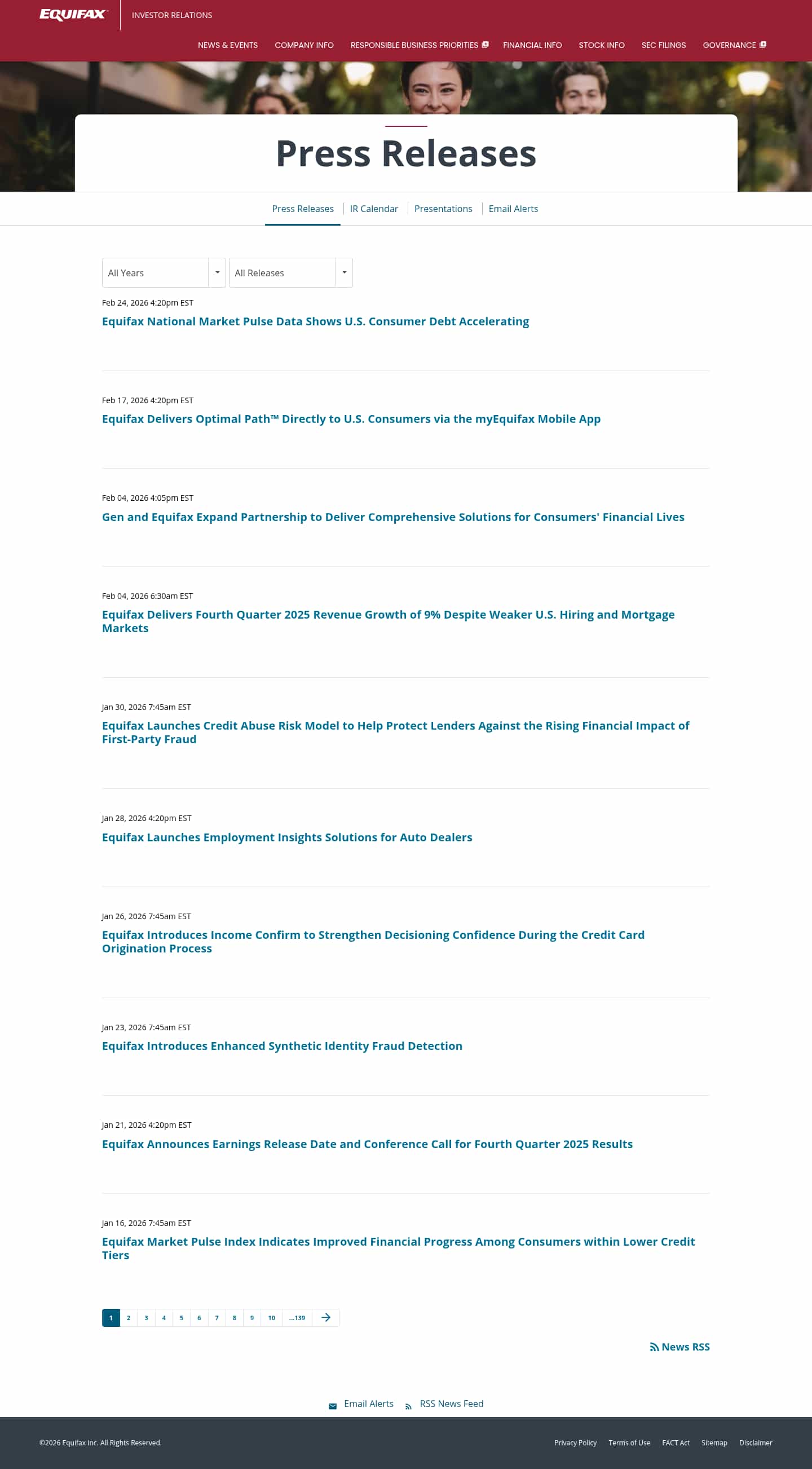 Latest website image capture