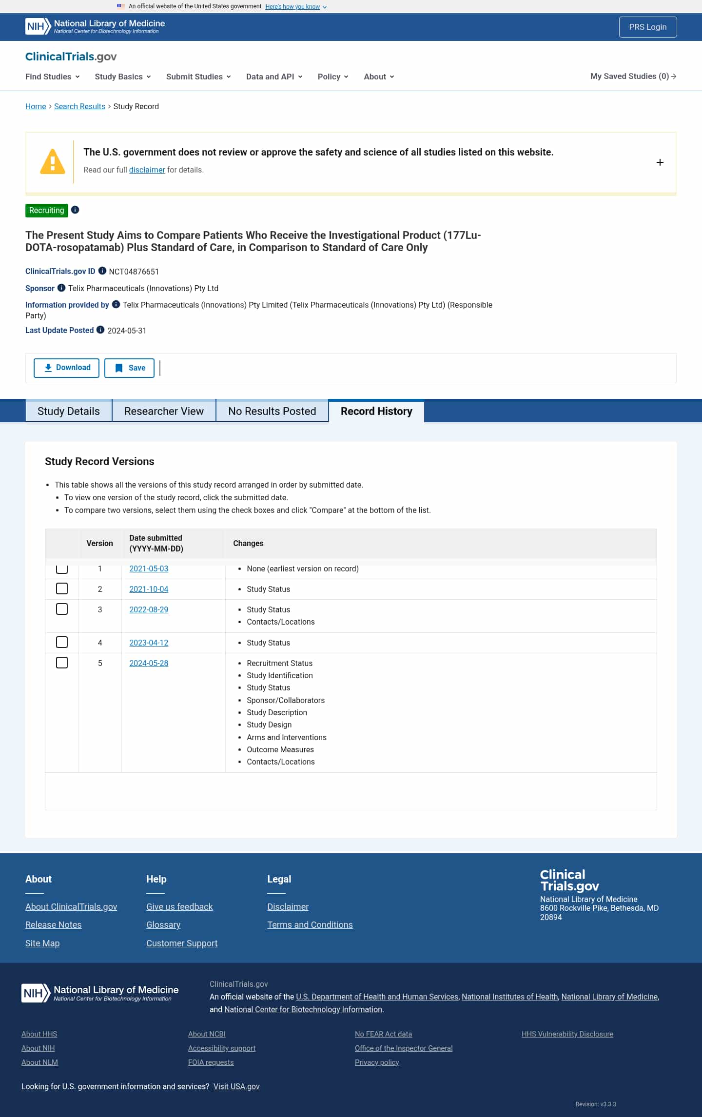 Latest website image capture
