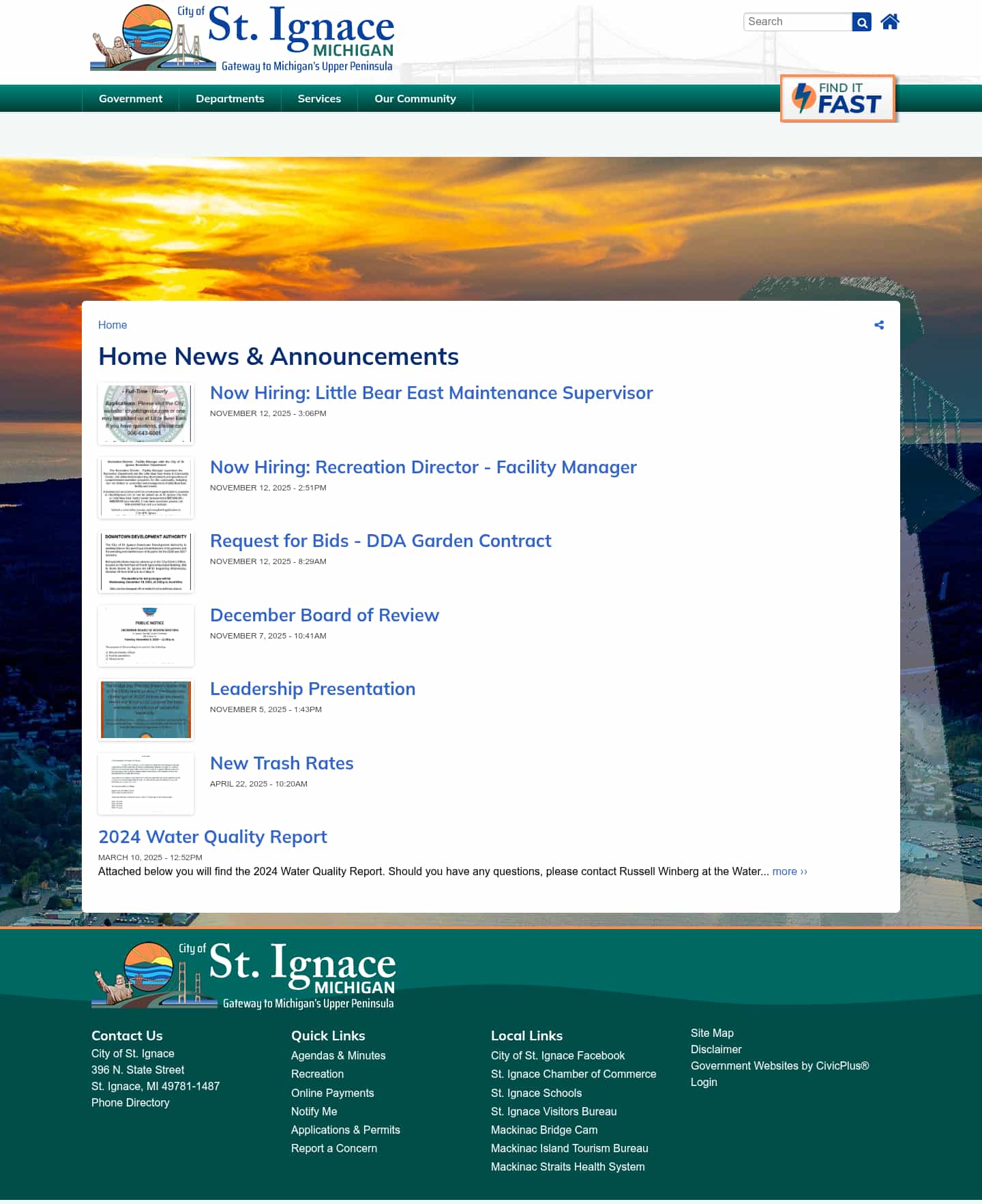 Latest website image capture