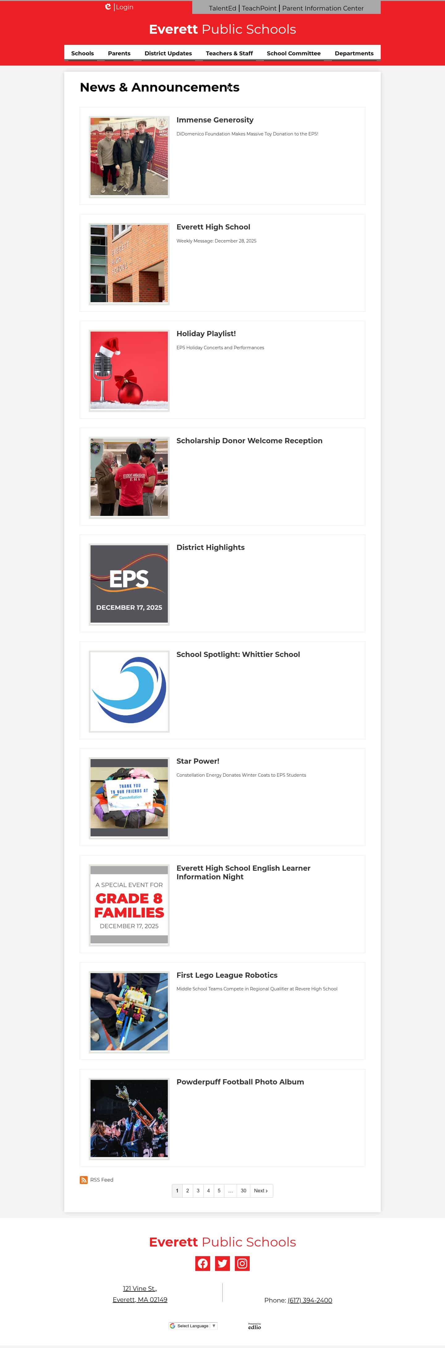 Latest website image capture