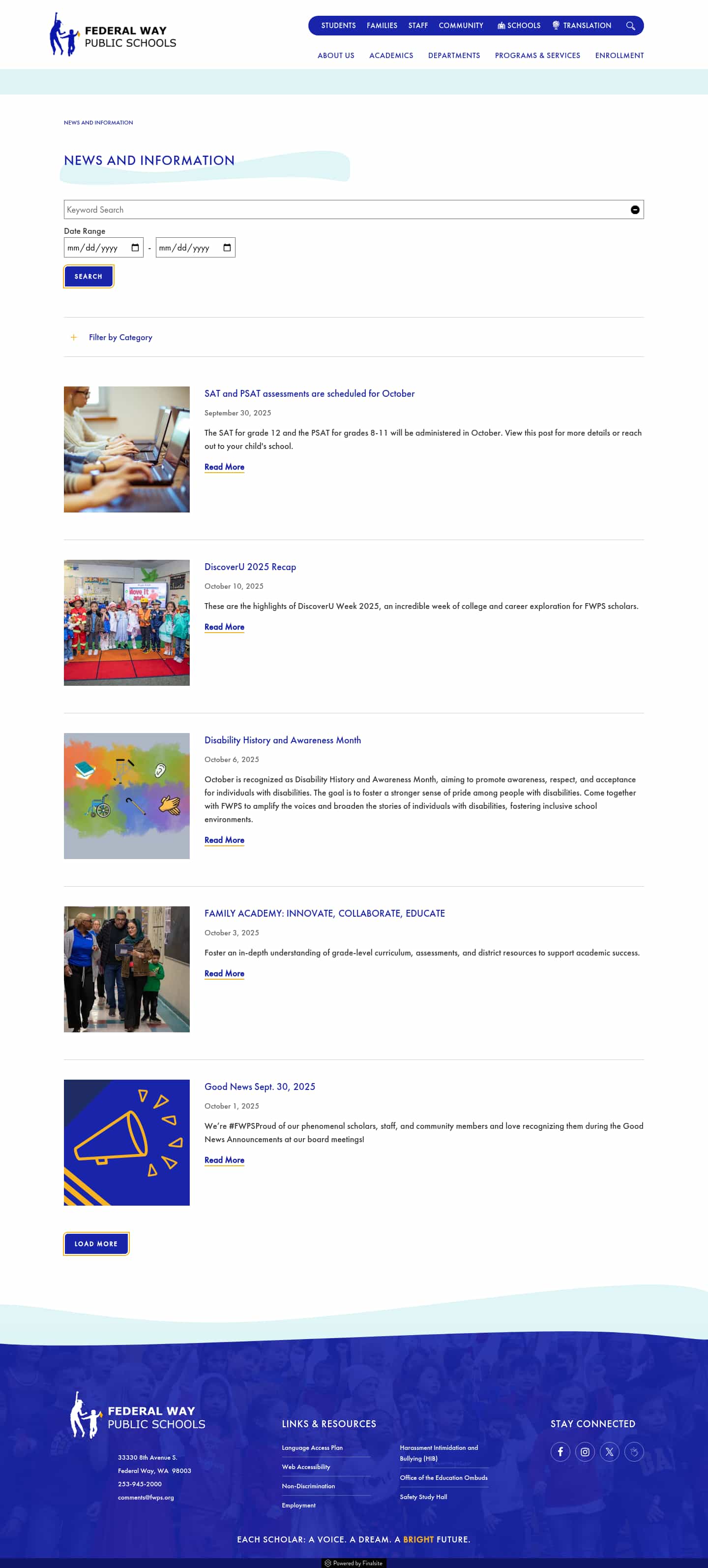 Latest website image capture