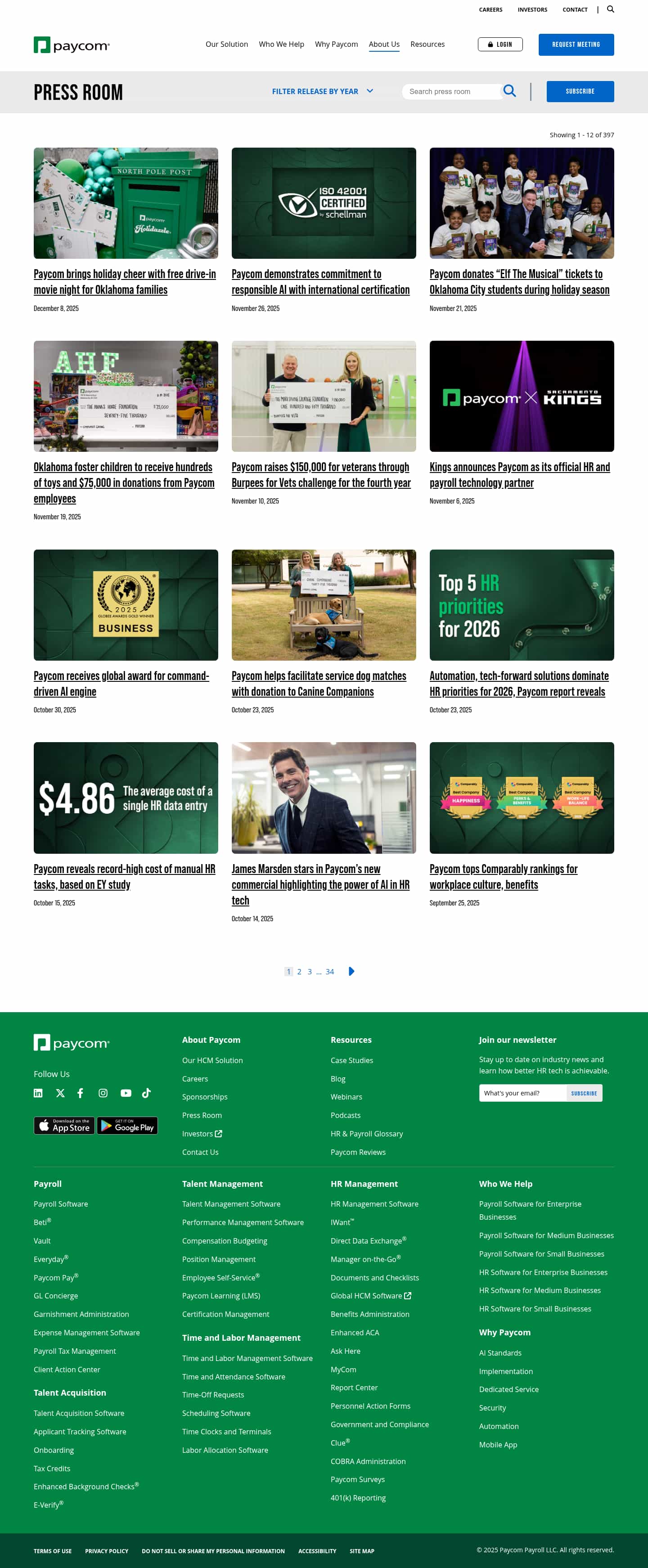 Latest website image capture