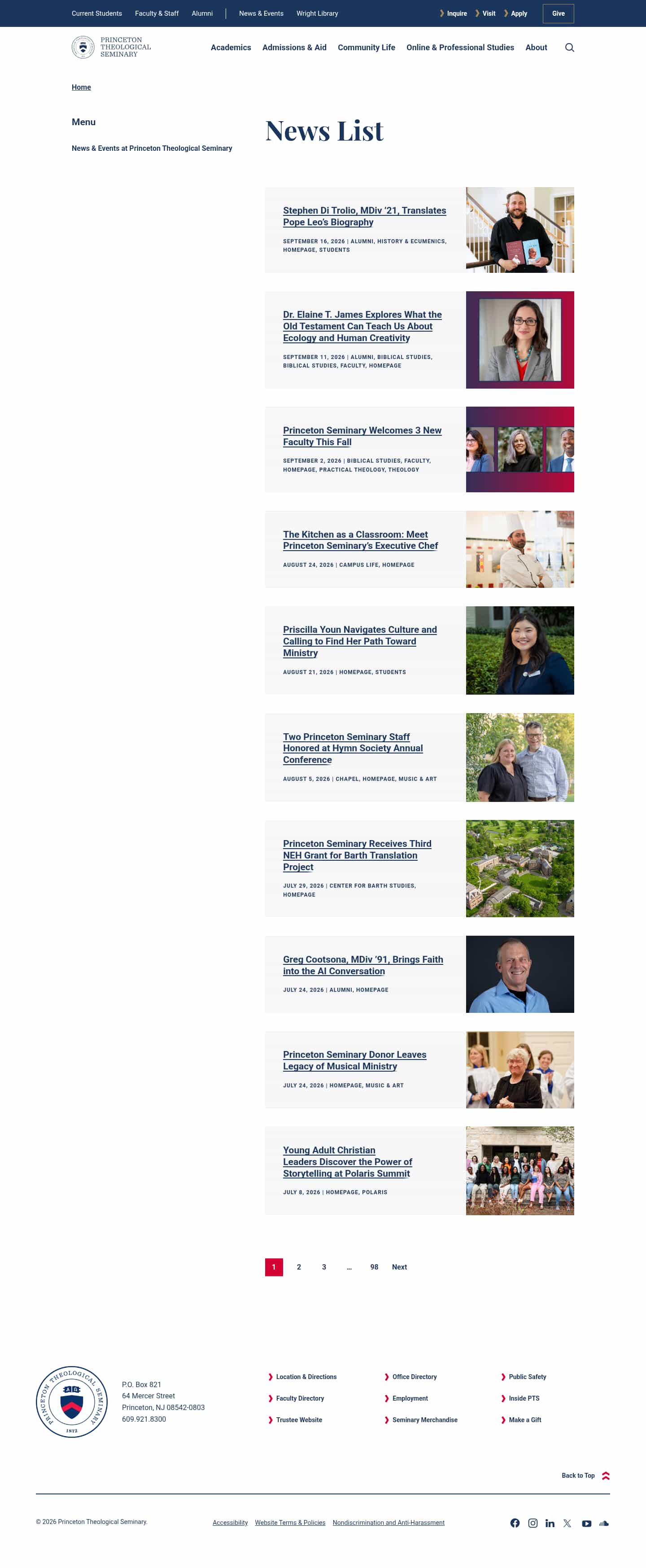 Latest website image capture