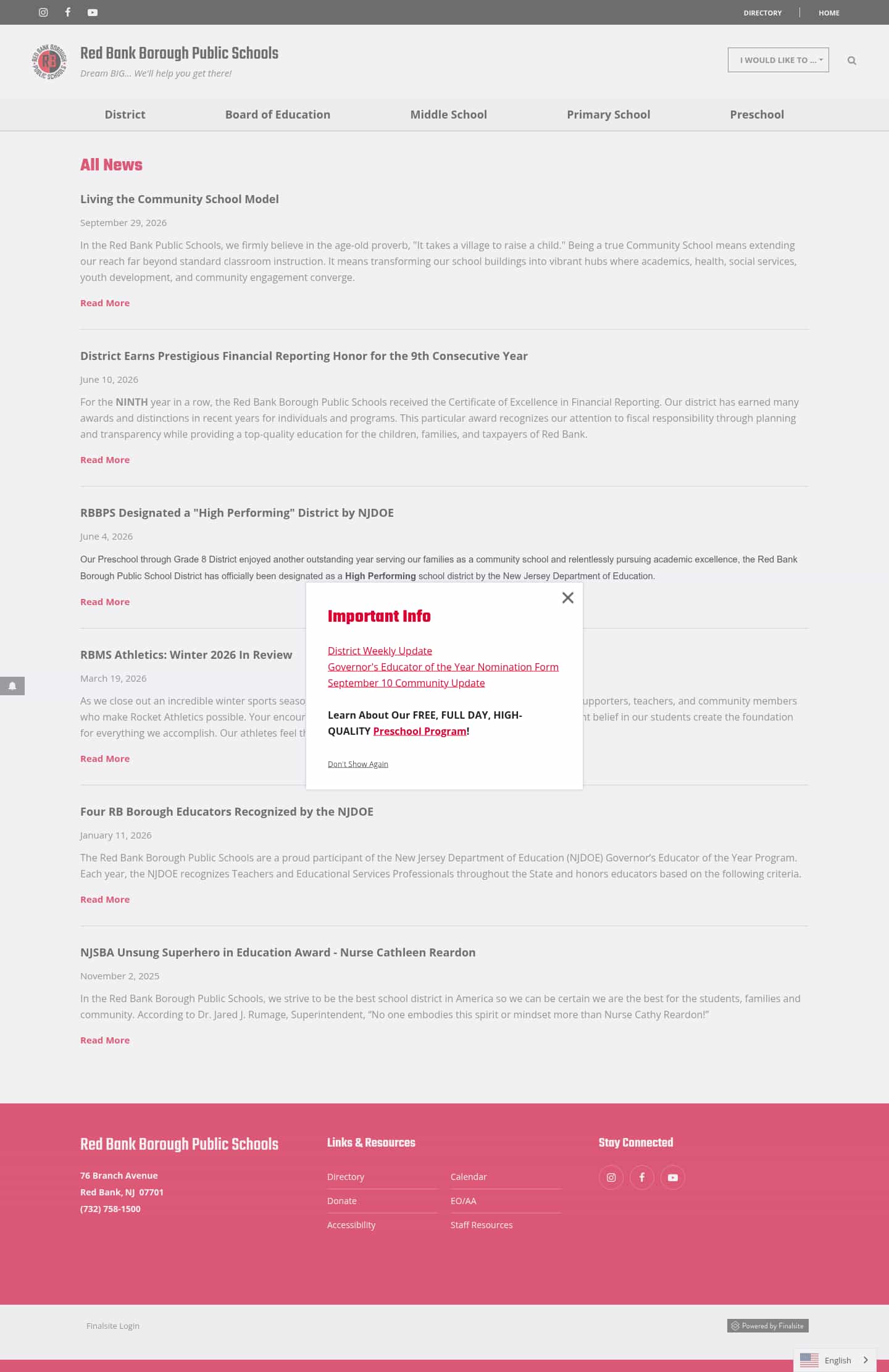 Latest website image capture