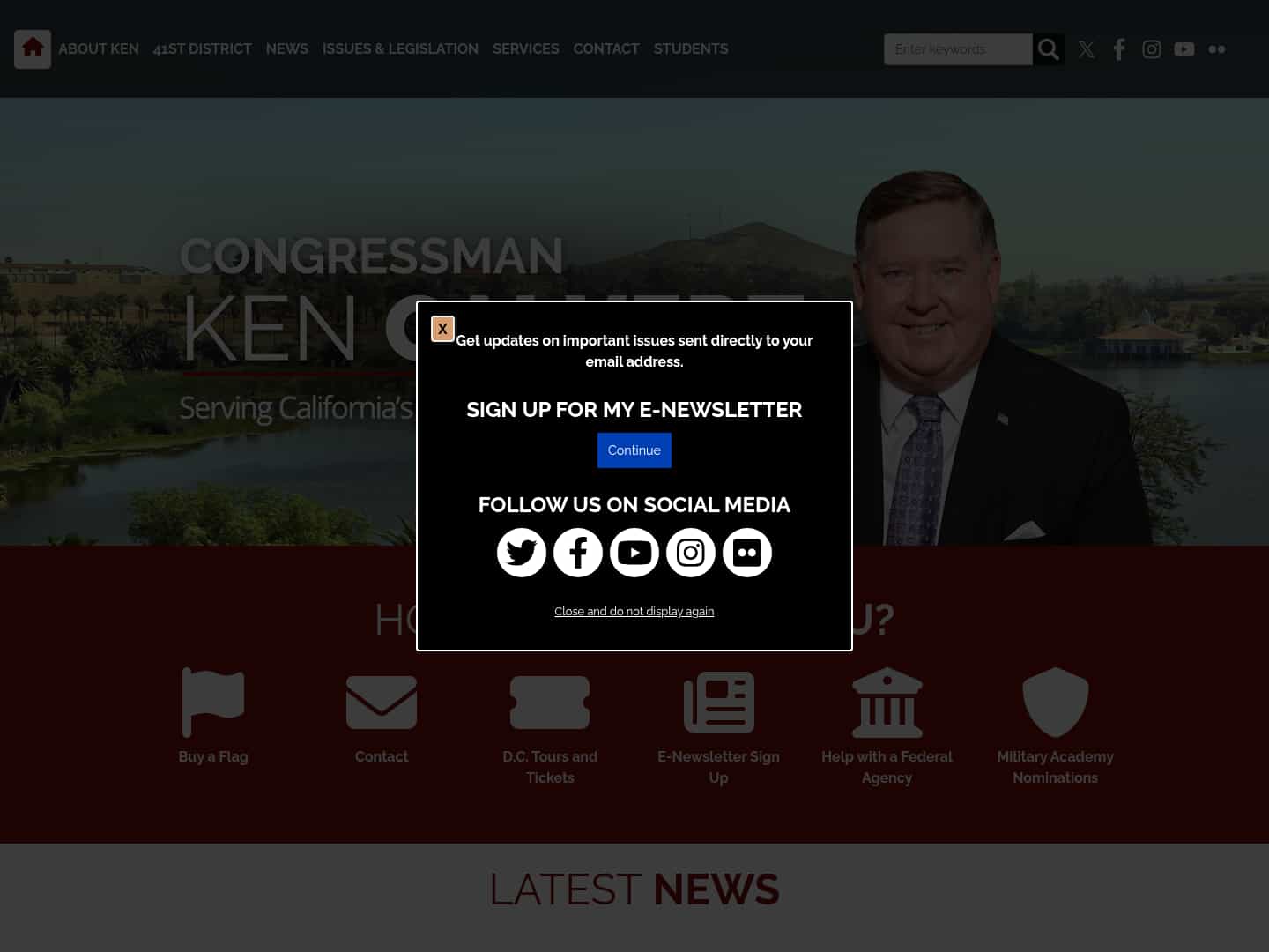 Latest website image capture