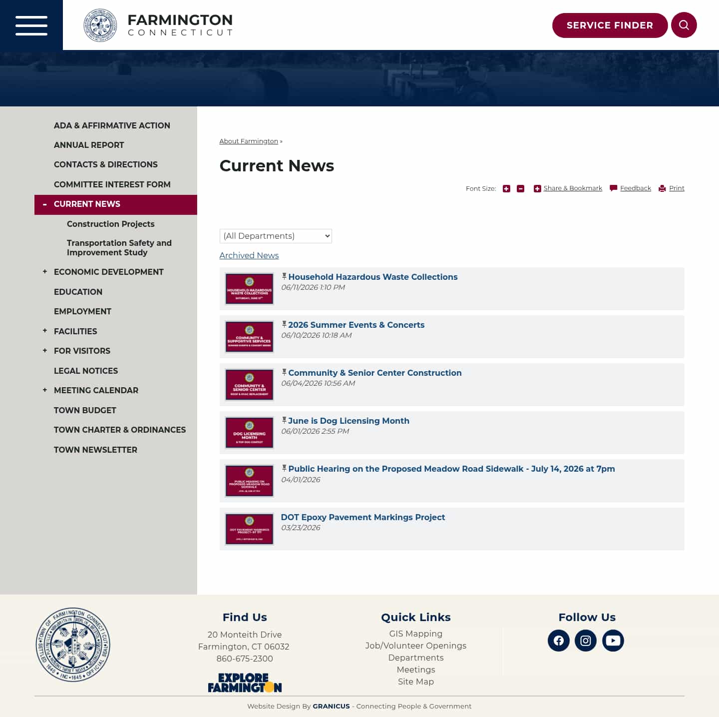 Latest website image capture