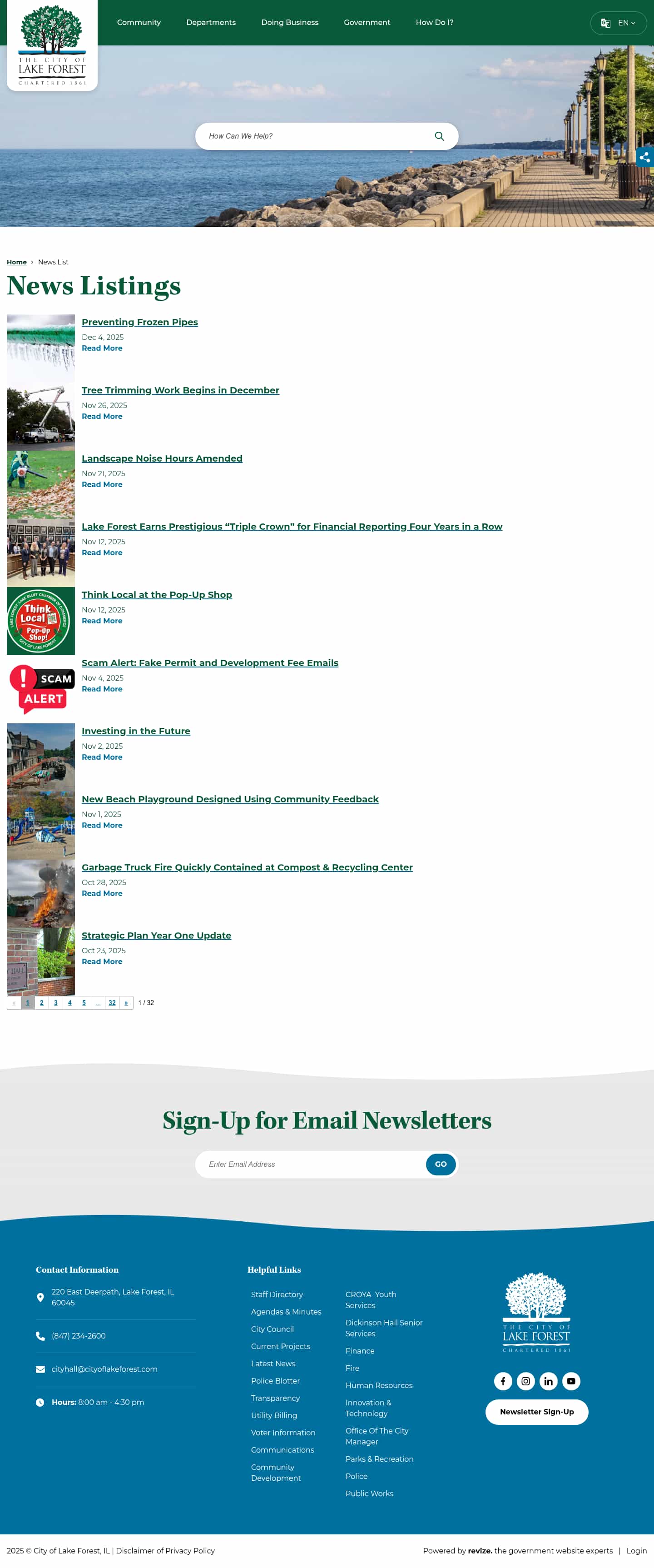 Latest website image capture