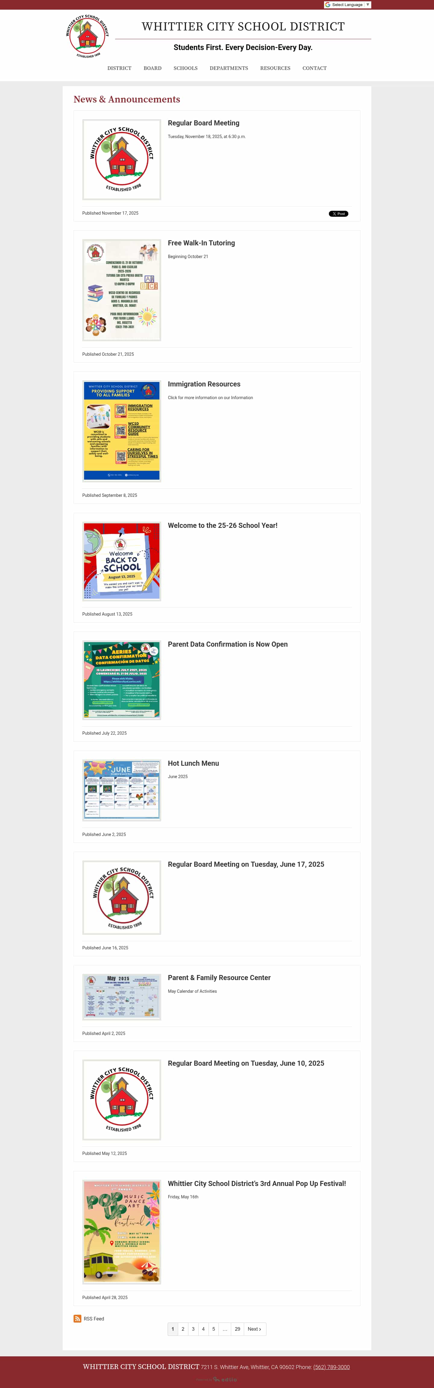 Latest website image capture