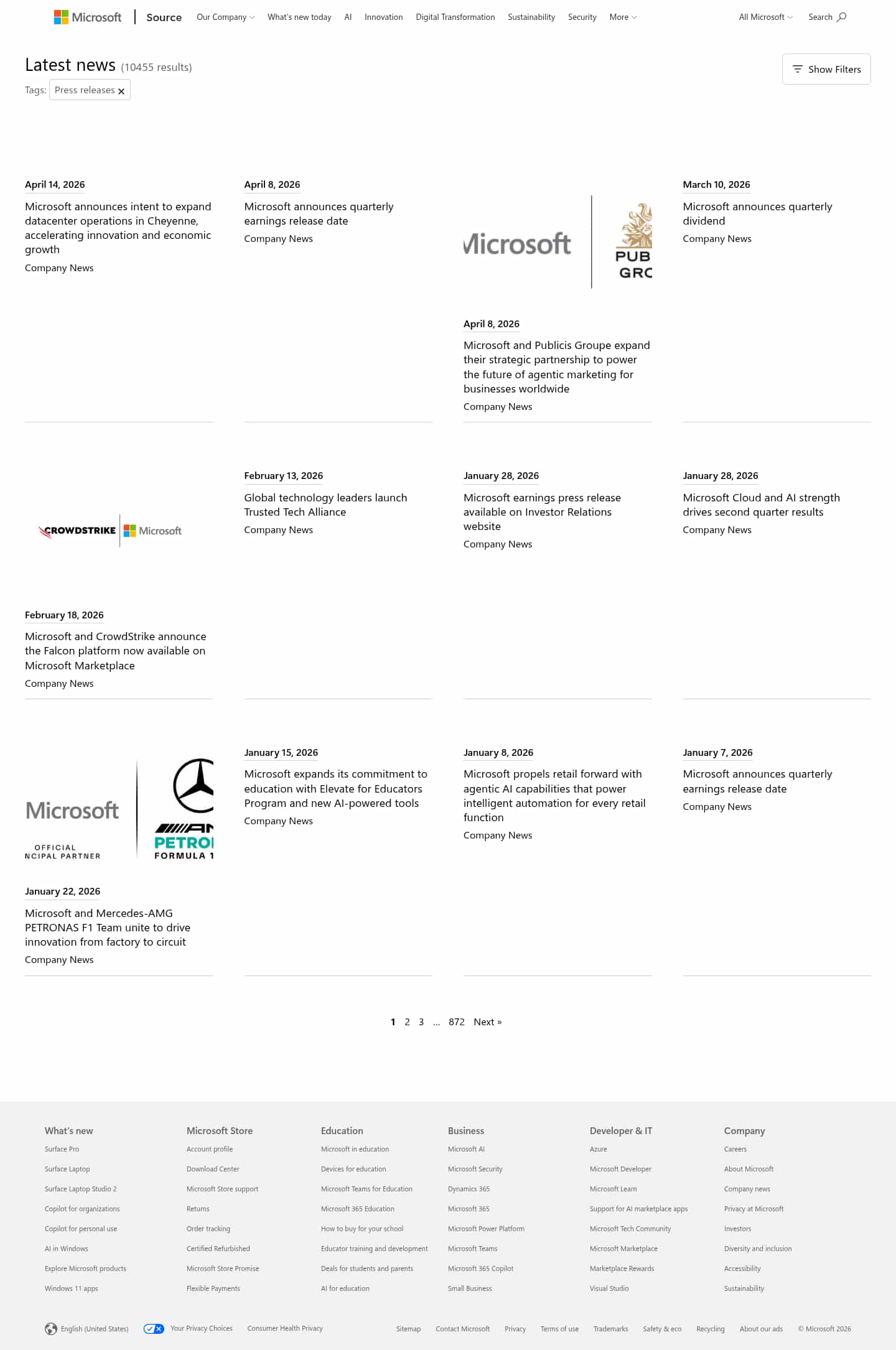 Latest website image capture