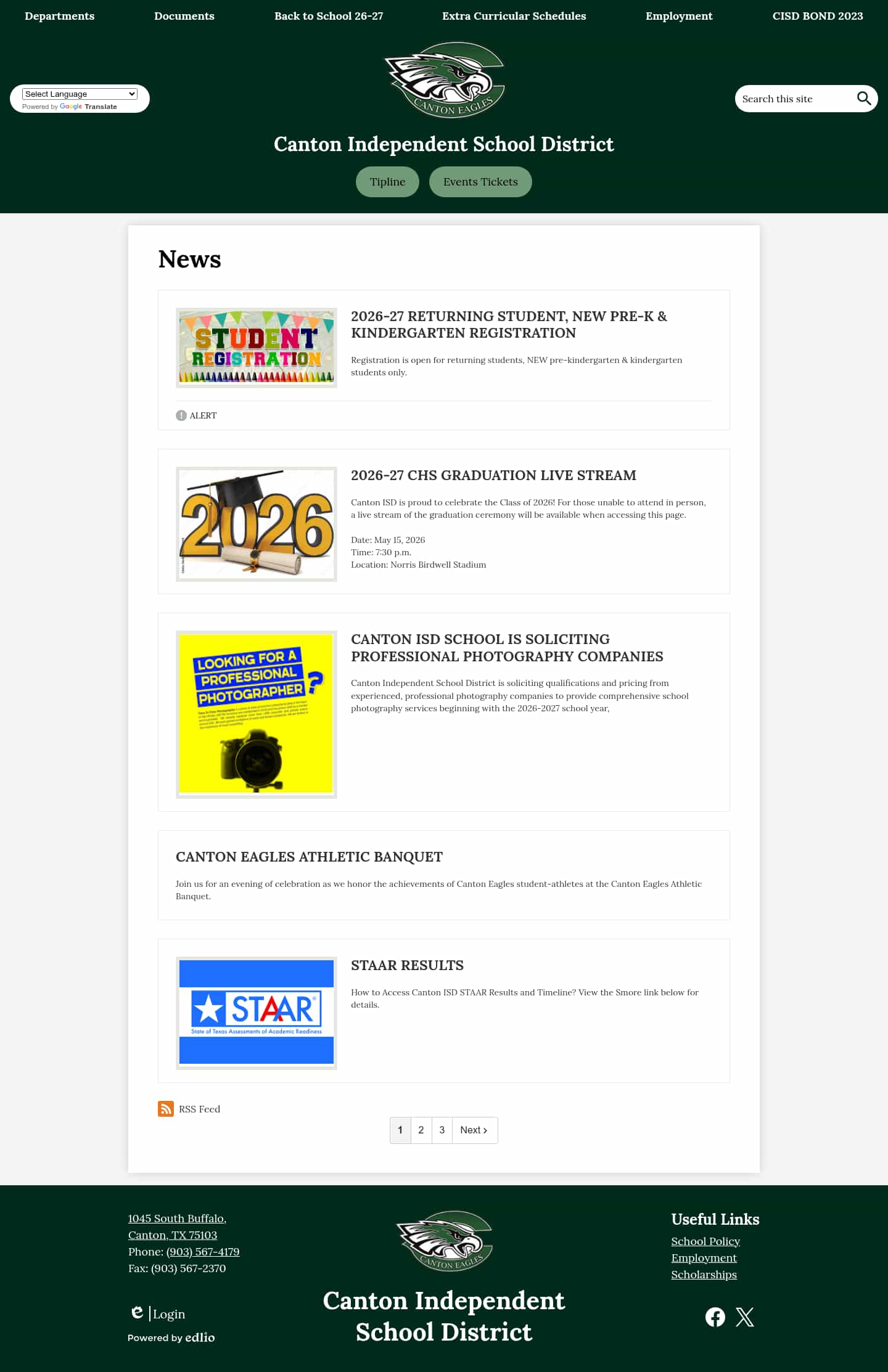 Latest website image capture