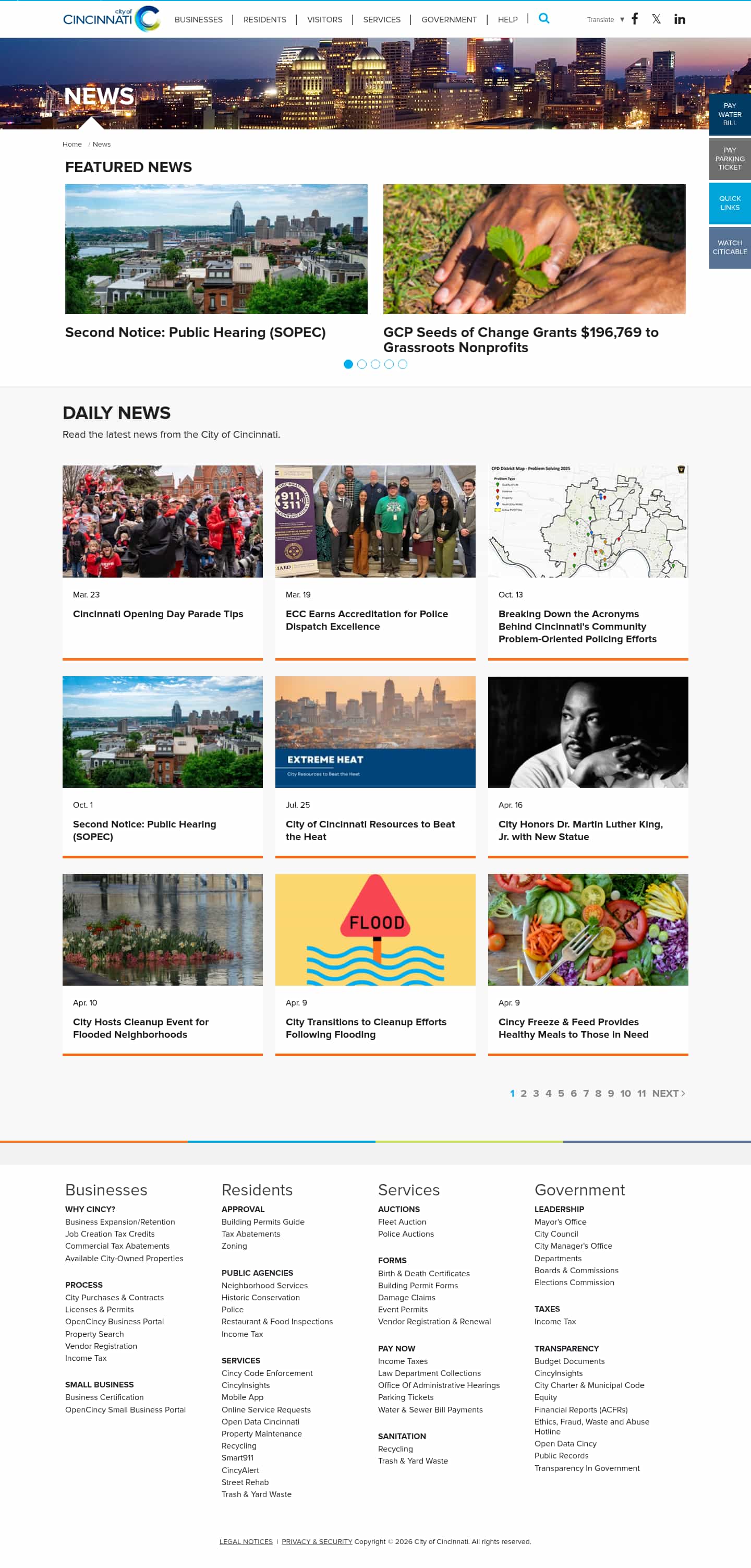 Latest website image capture