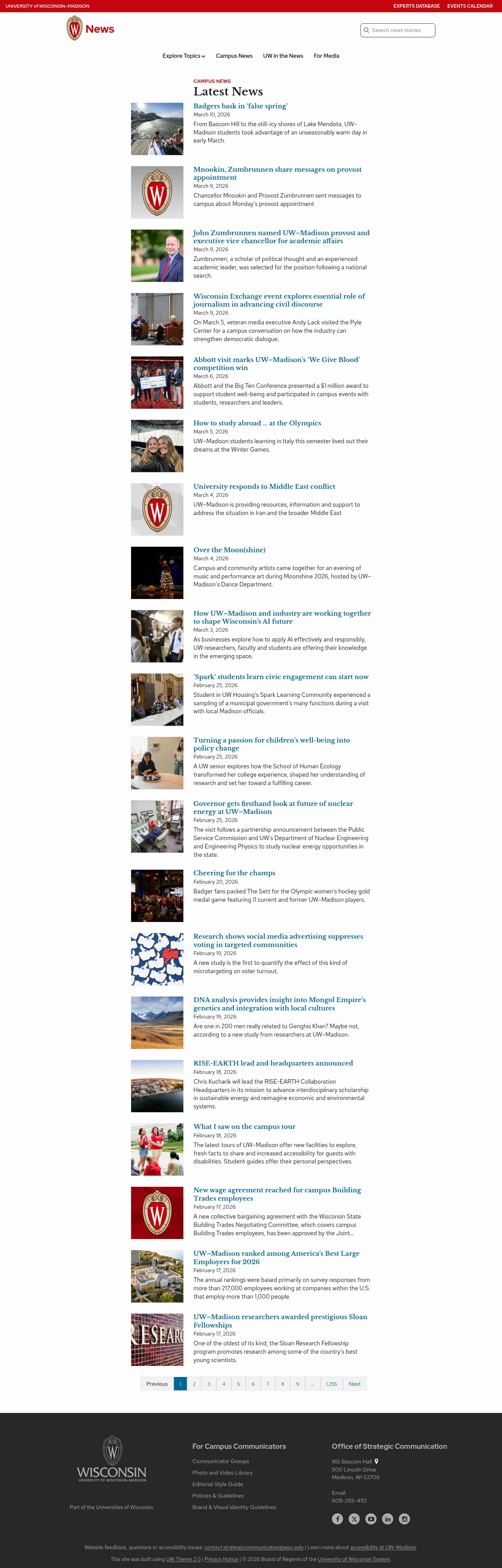 Latest website image capture