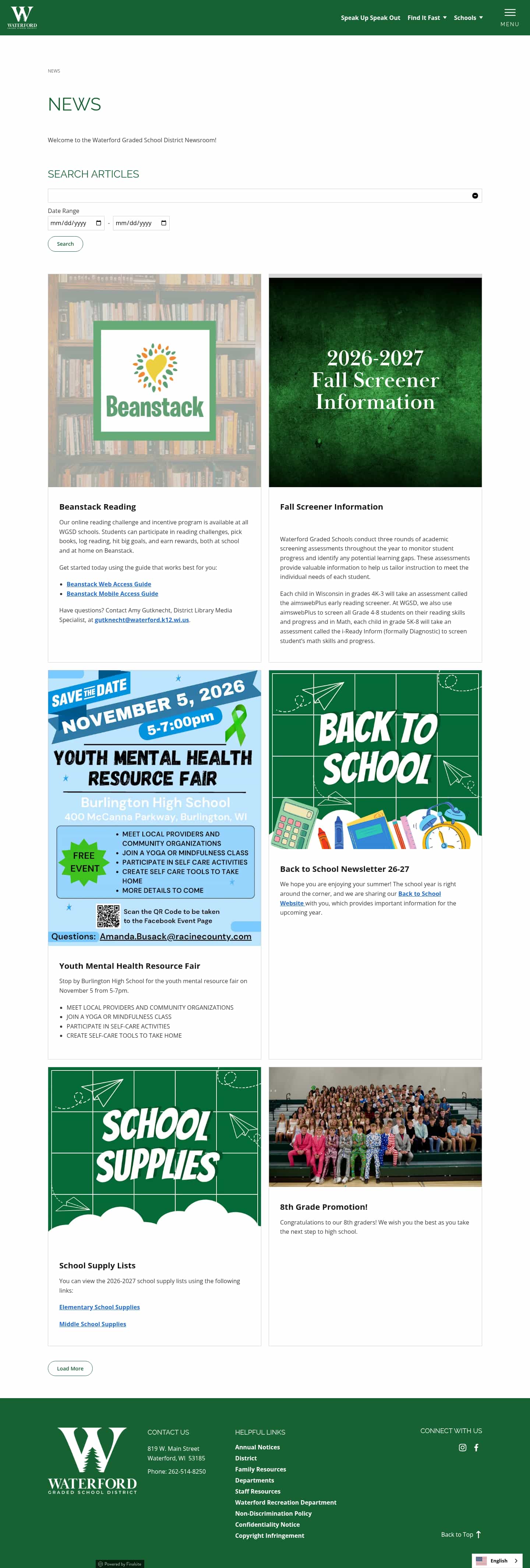 Latest website image capture