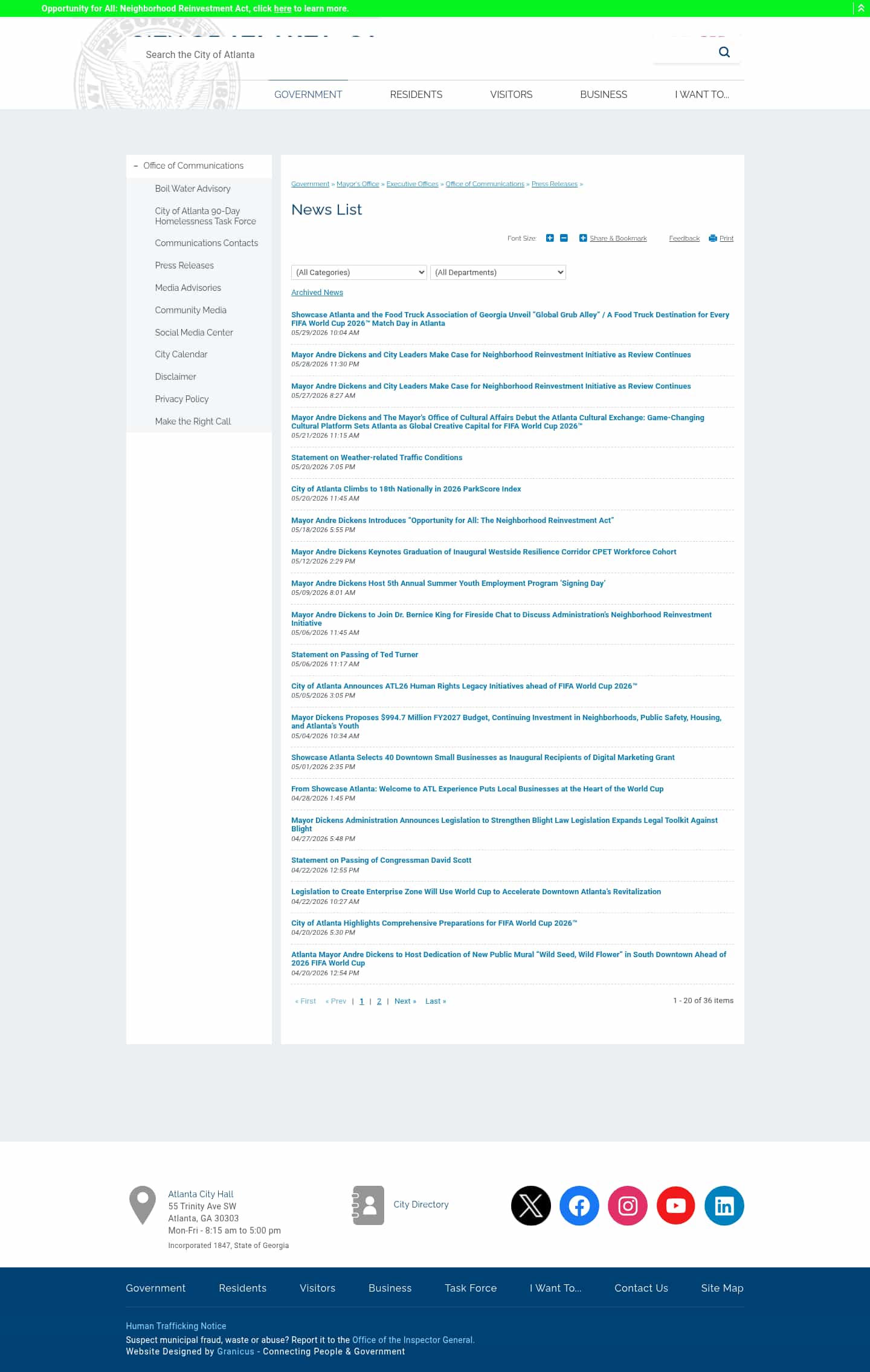 Latest website image capture