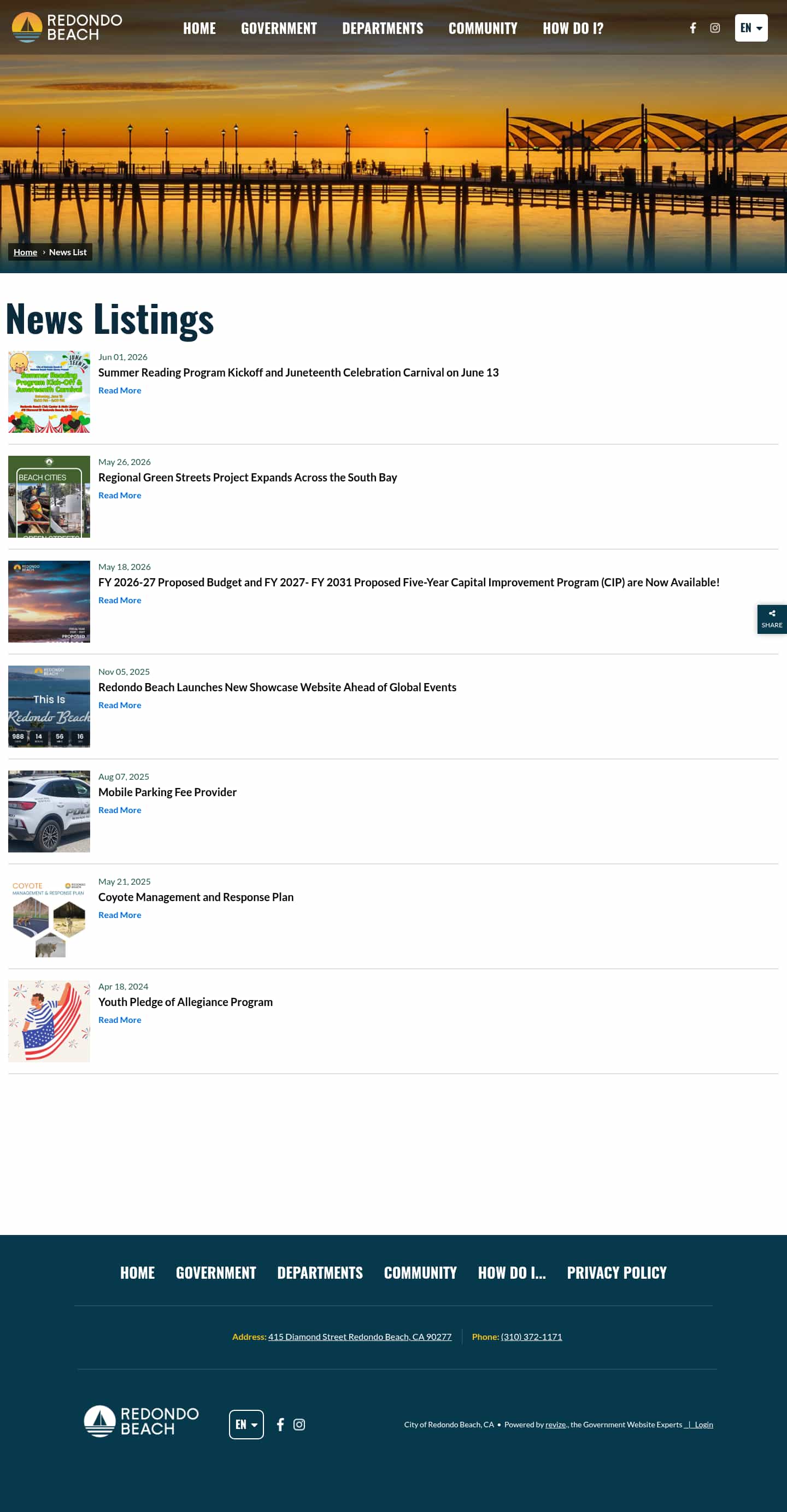 Latest website image capture