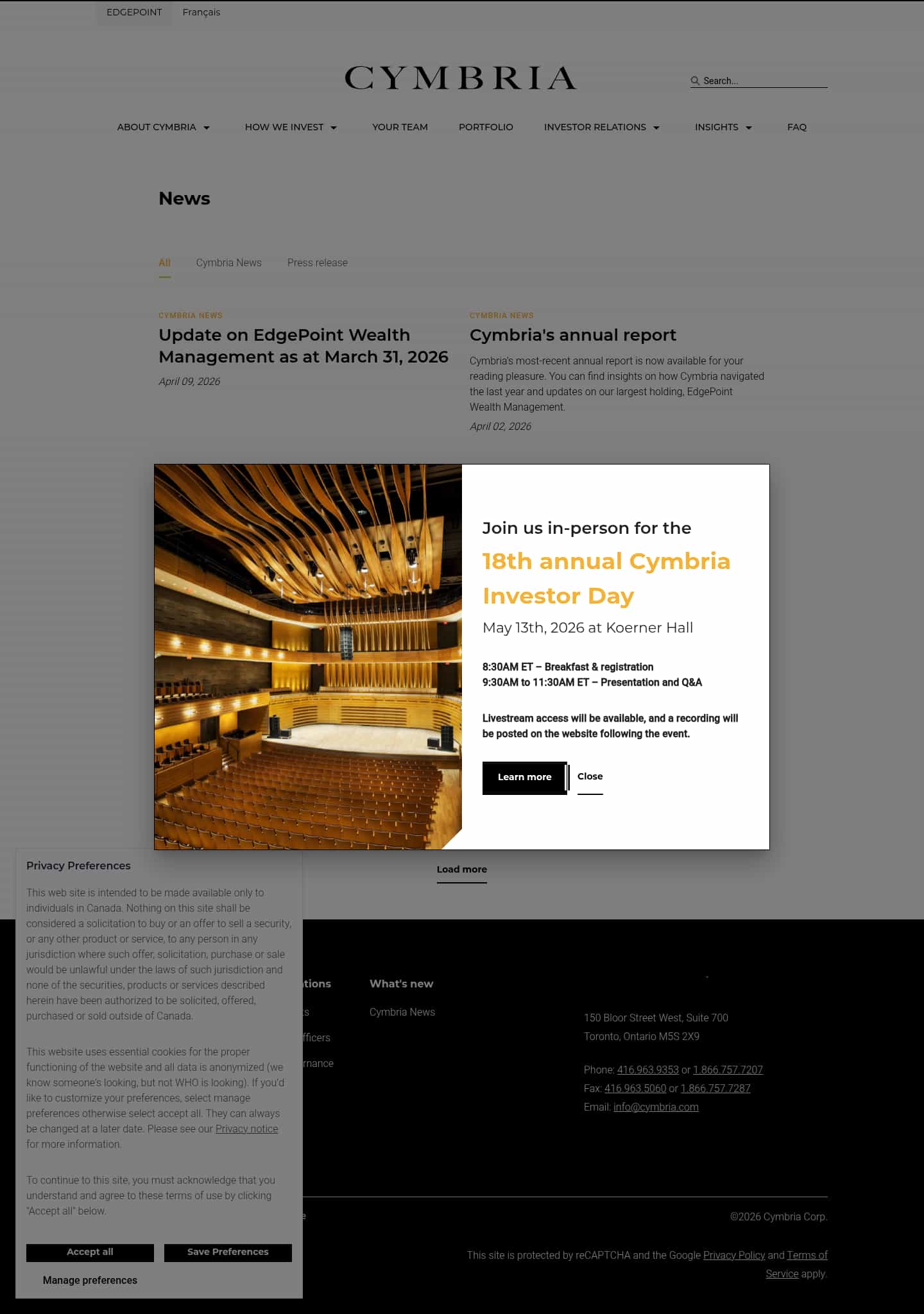 Latest website image capture