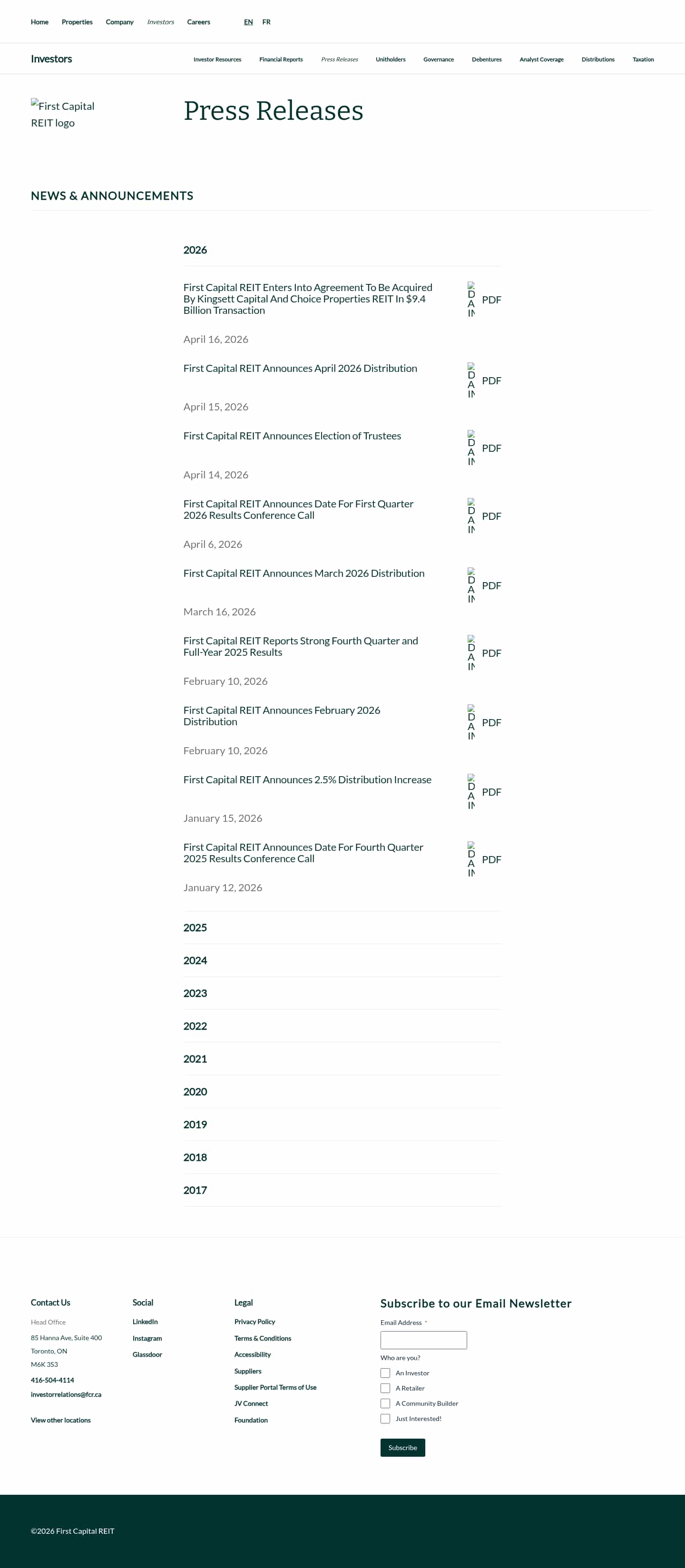 Latest website image capture