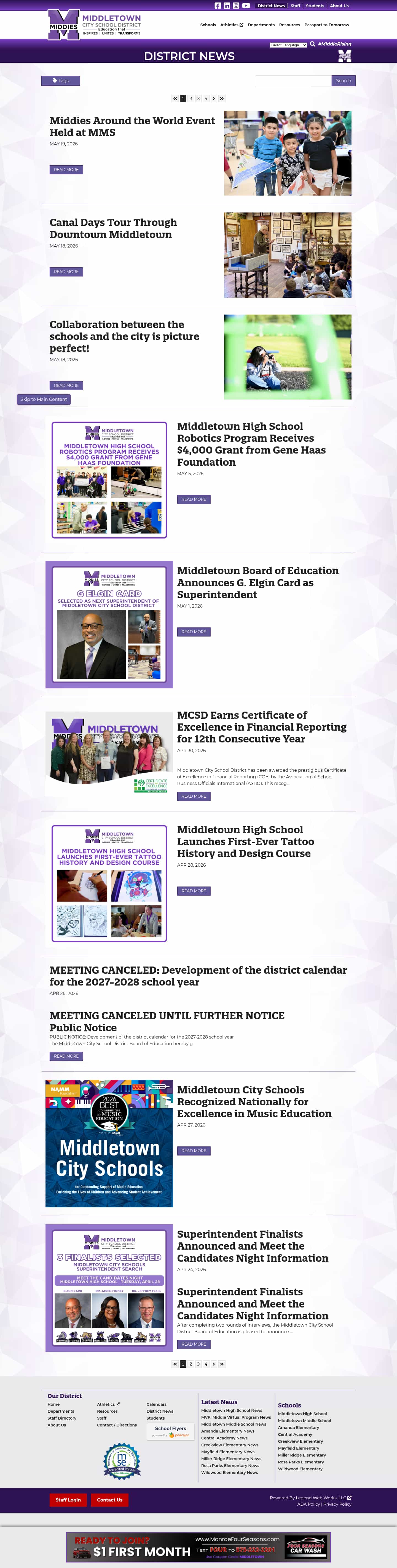 Latest website image capture