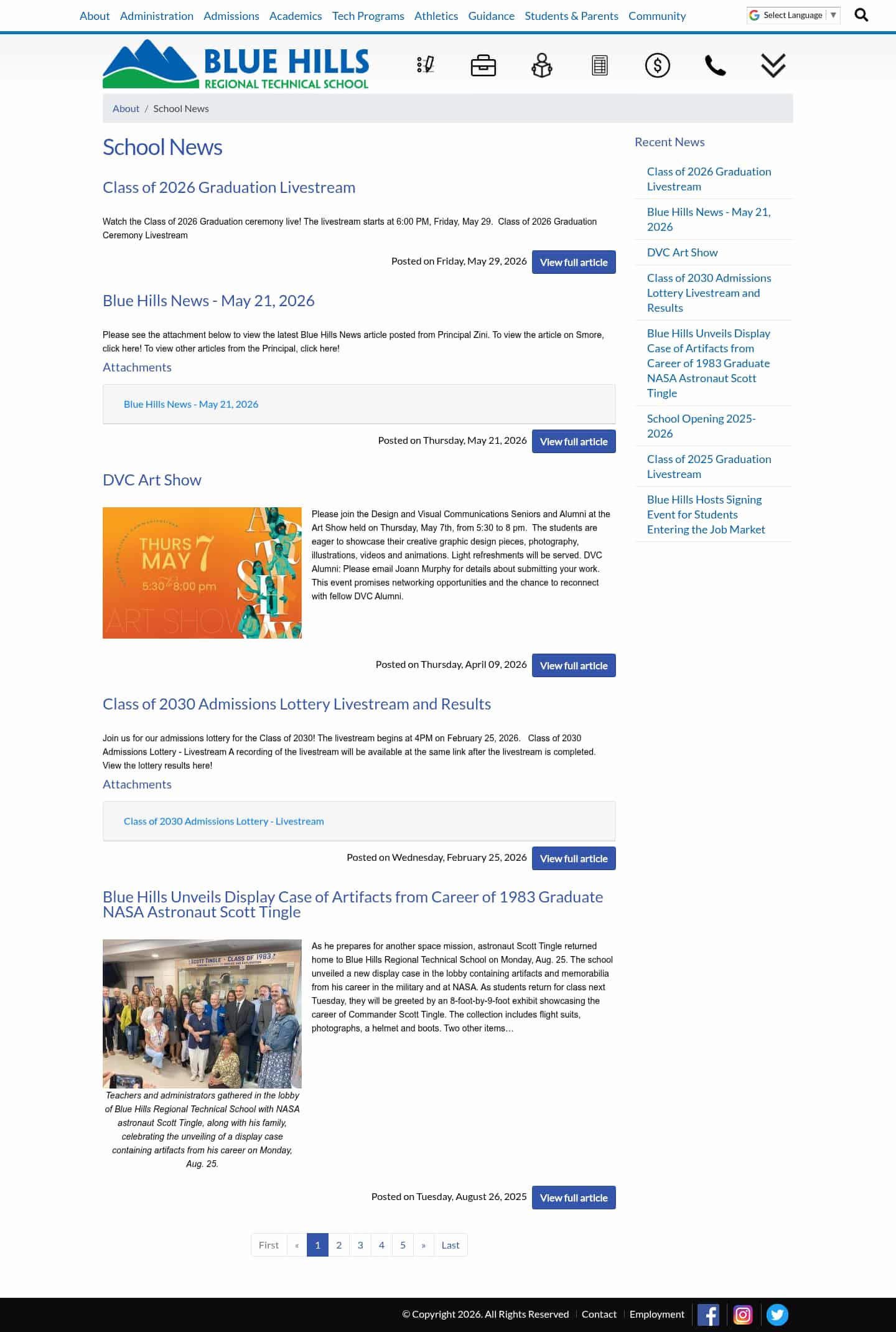 Latest website image capture