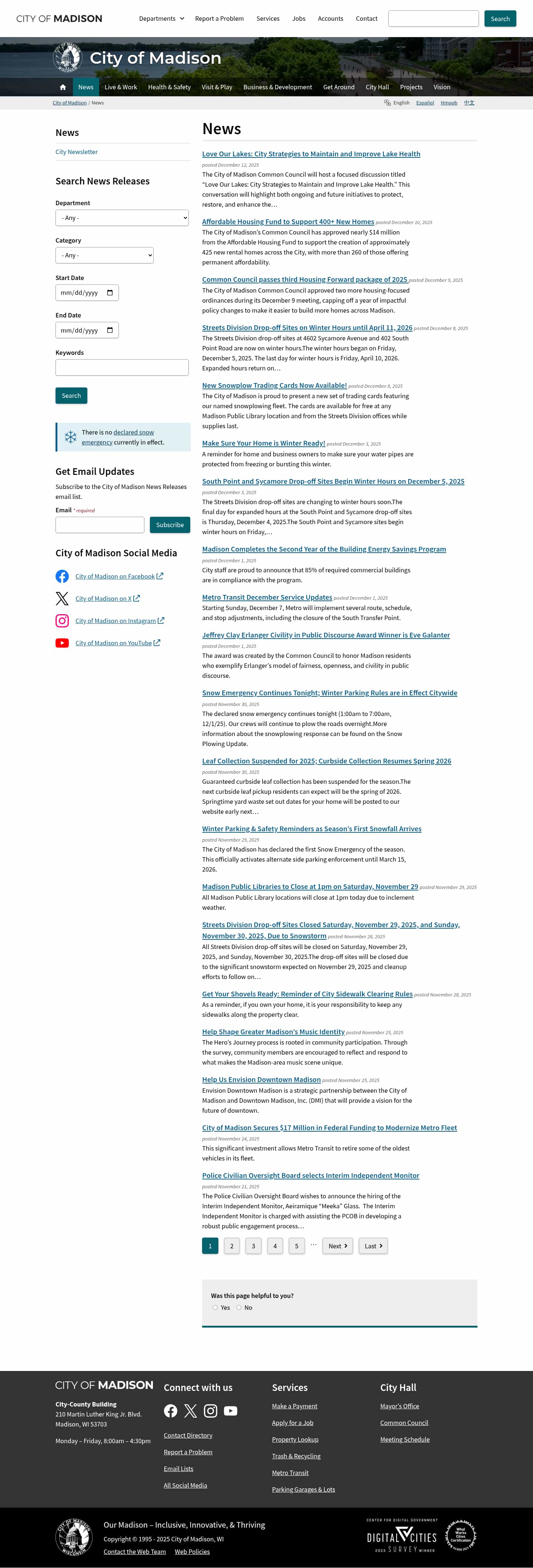 Latest website image capture