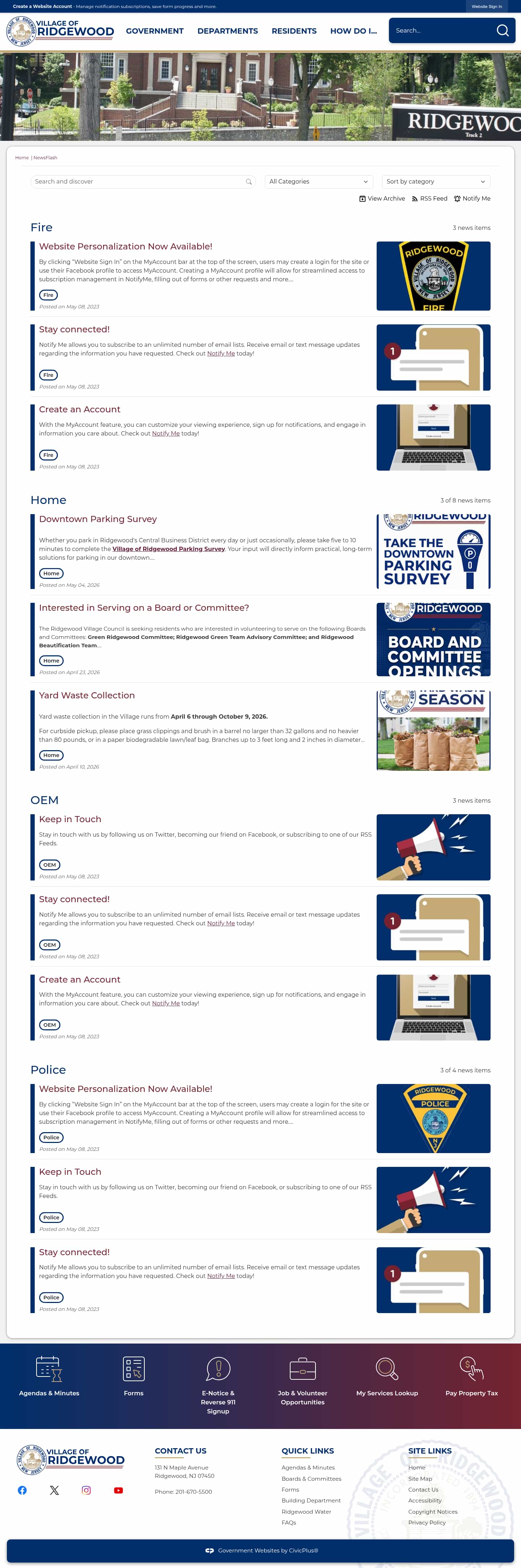 Latest website image capture