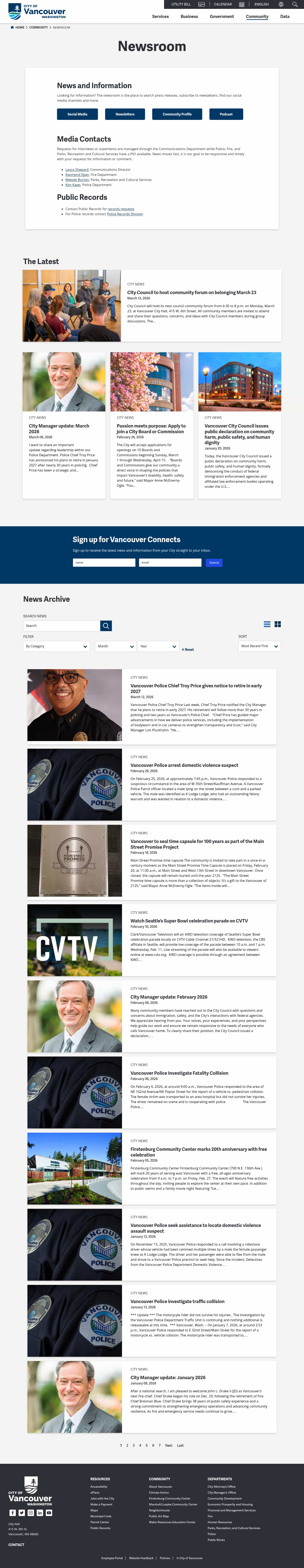 Latest website image capture