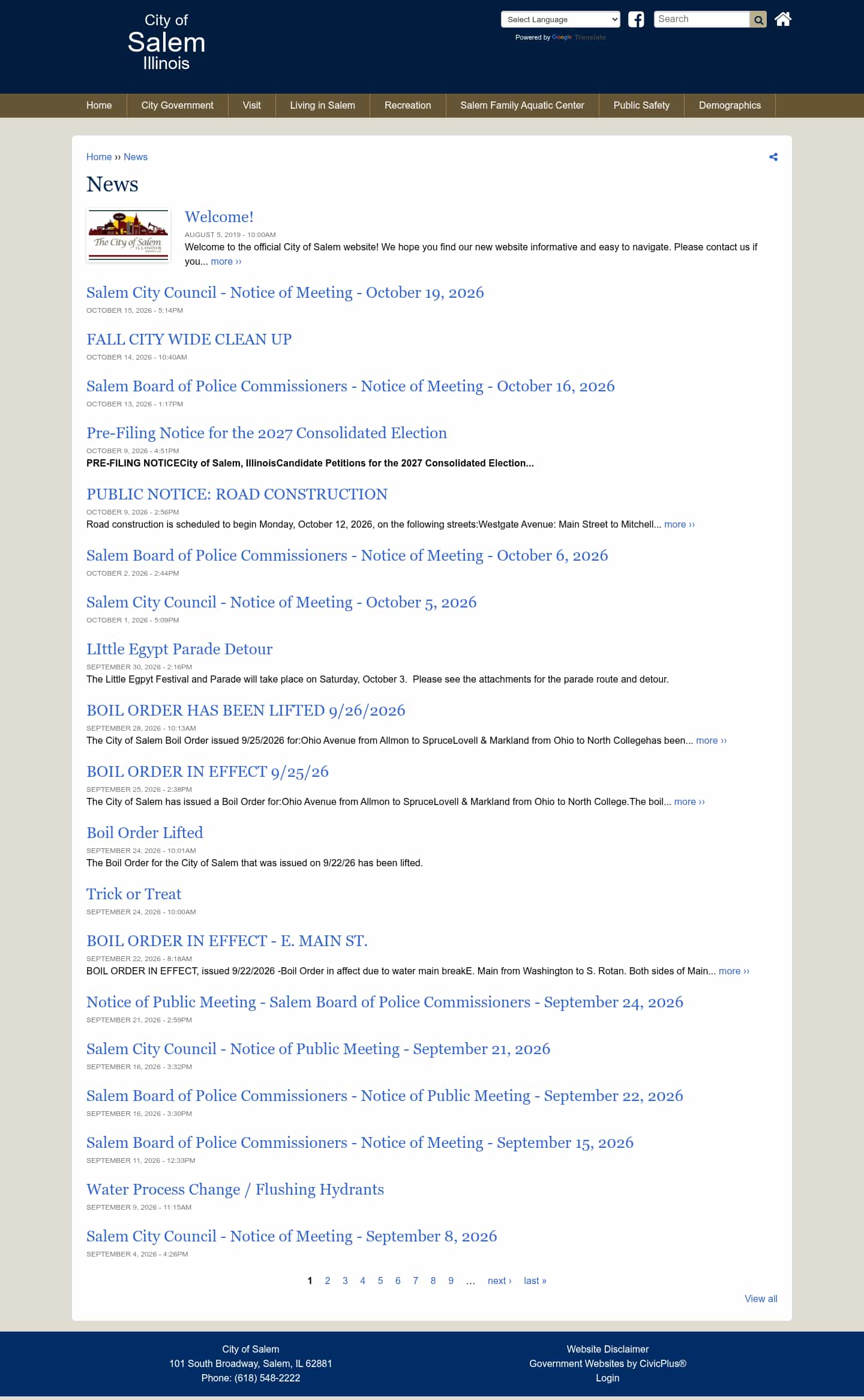 Latest website image capture