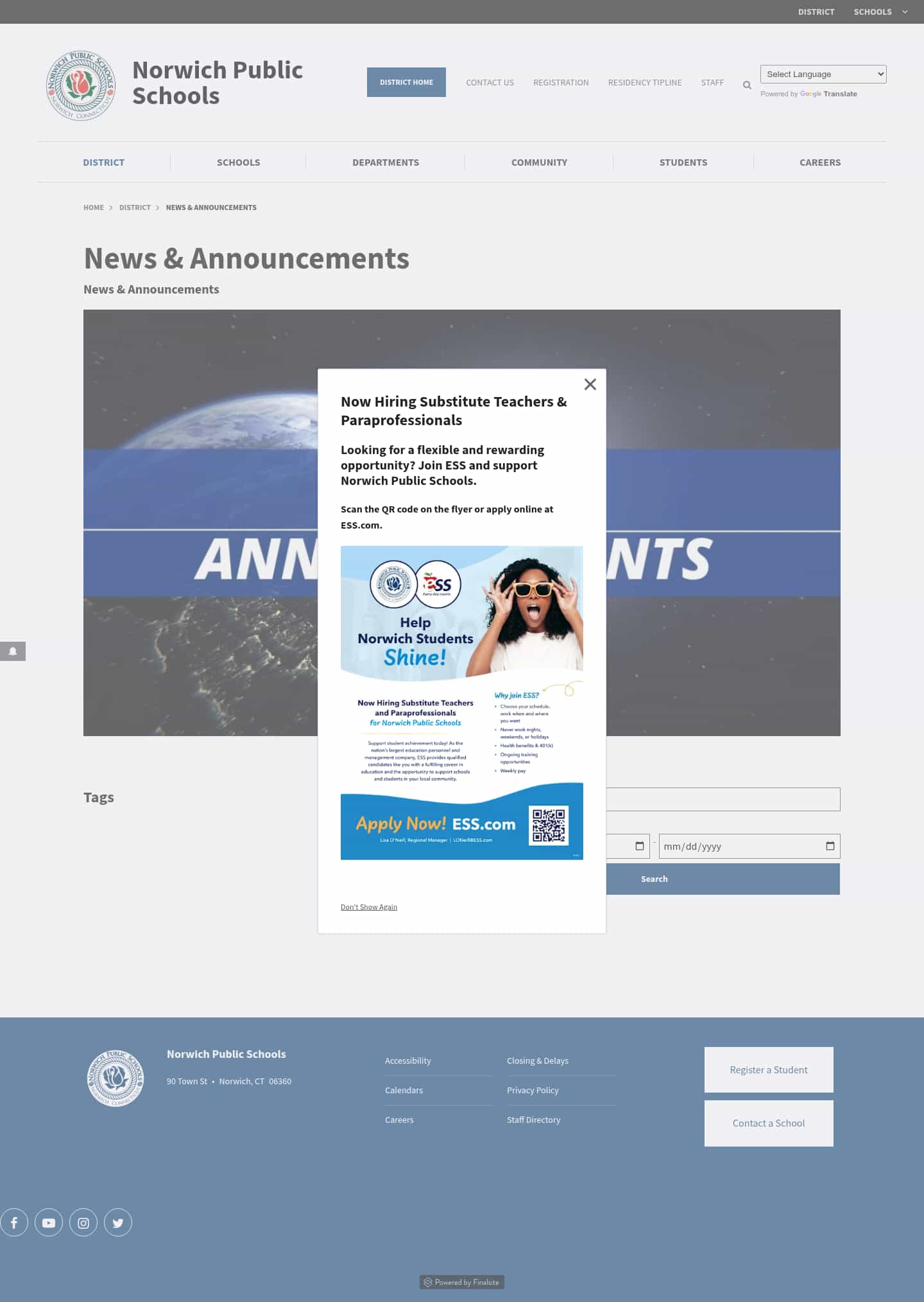 Latest website image capture