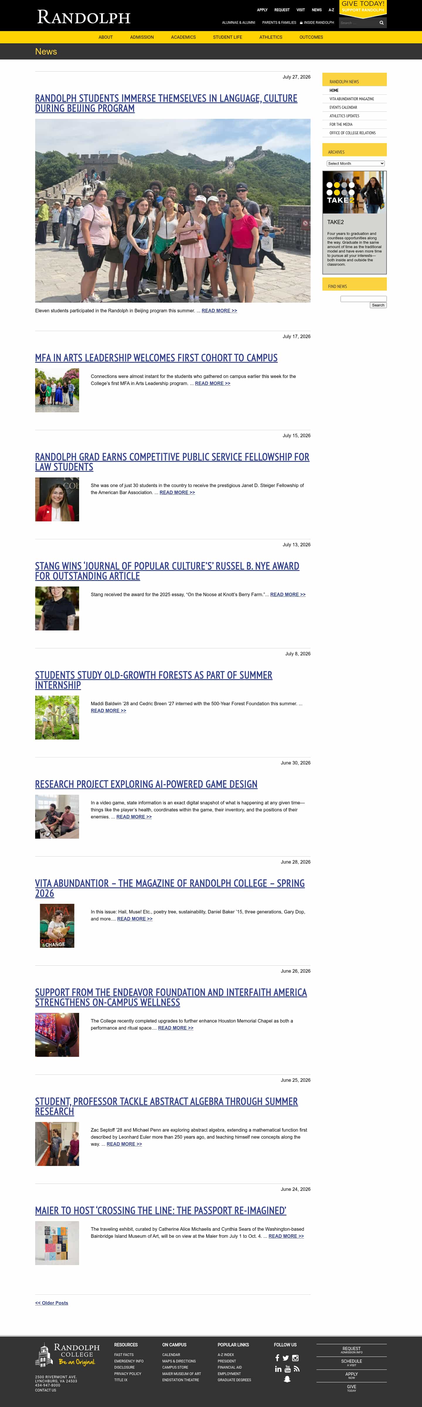 Latest website image capture
