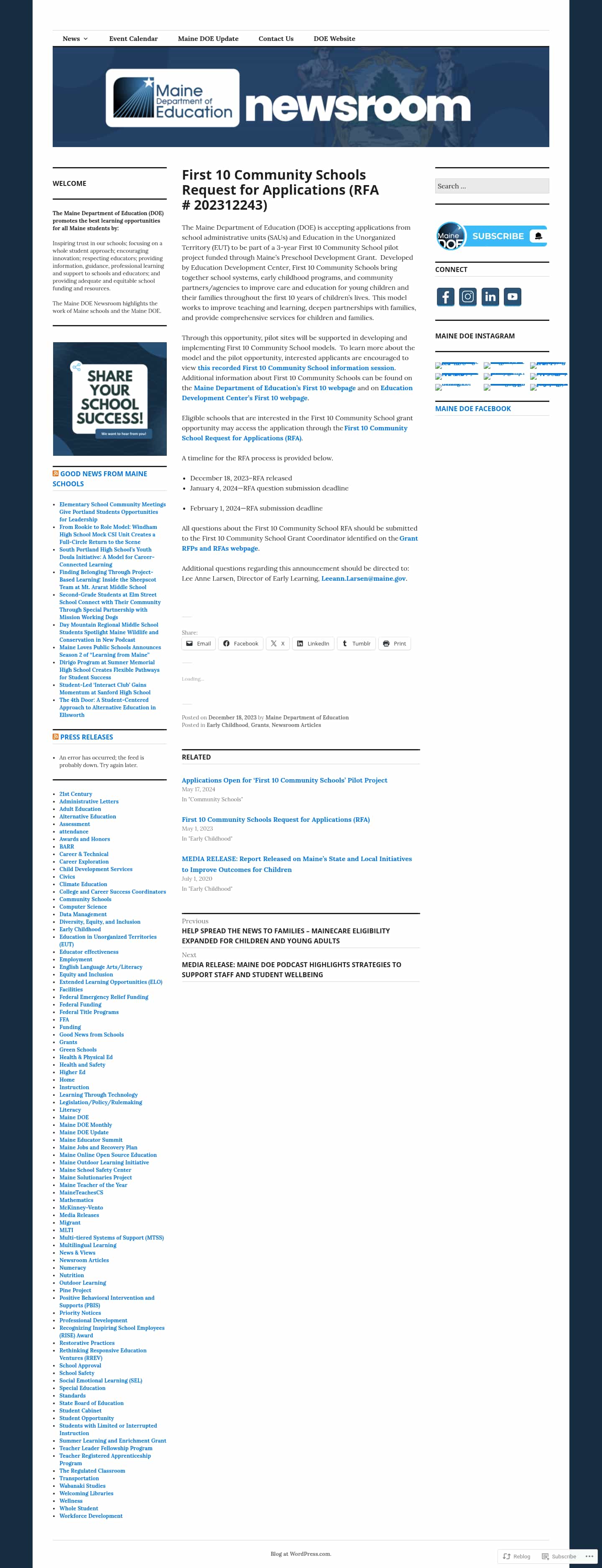 Latest website image capture