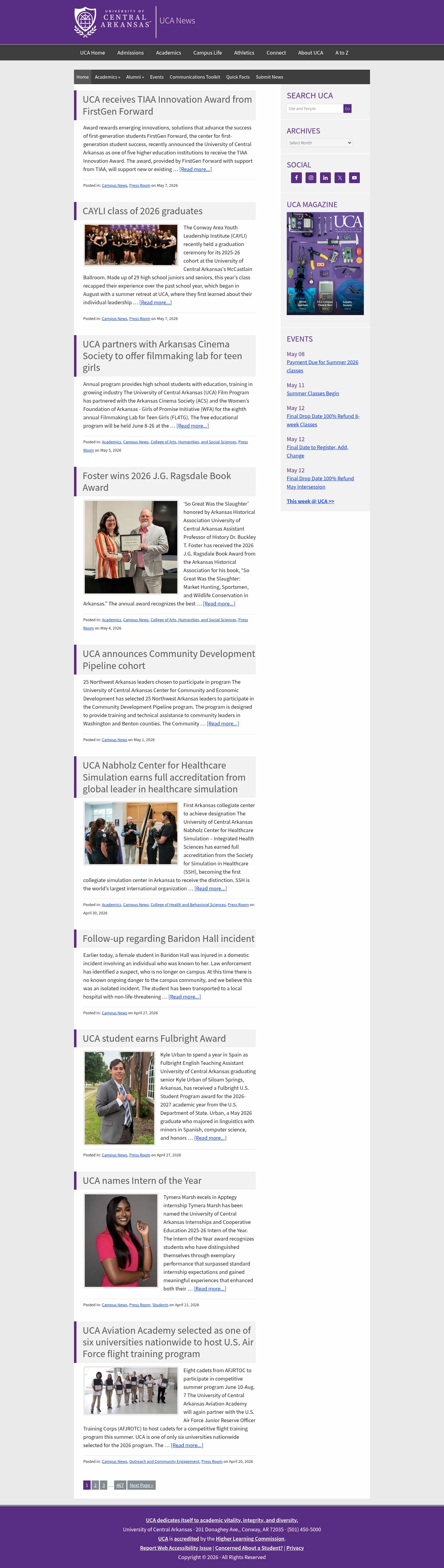 Latest website image capture