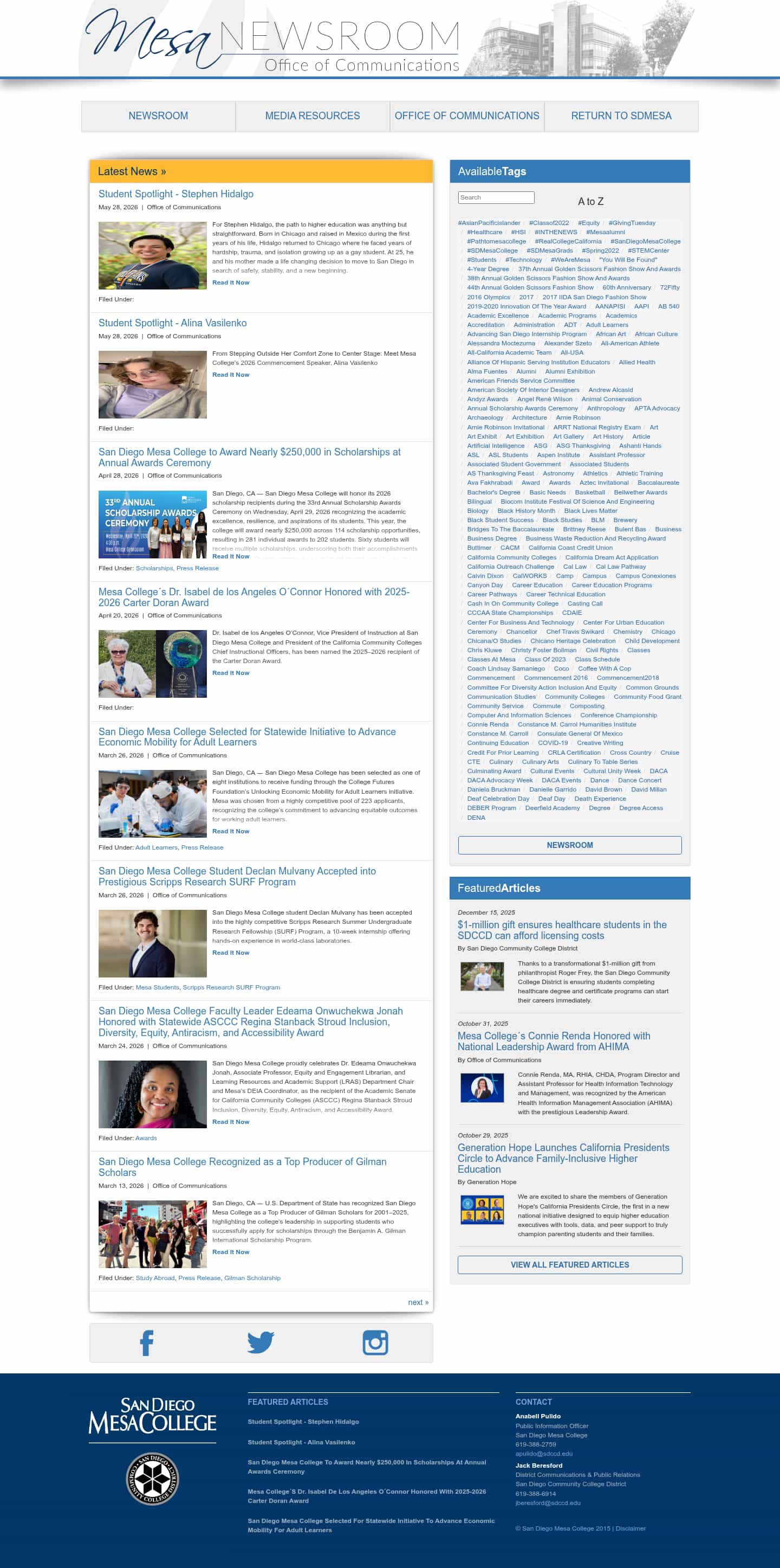 Latest website image capture
