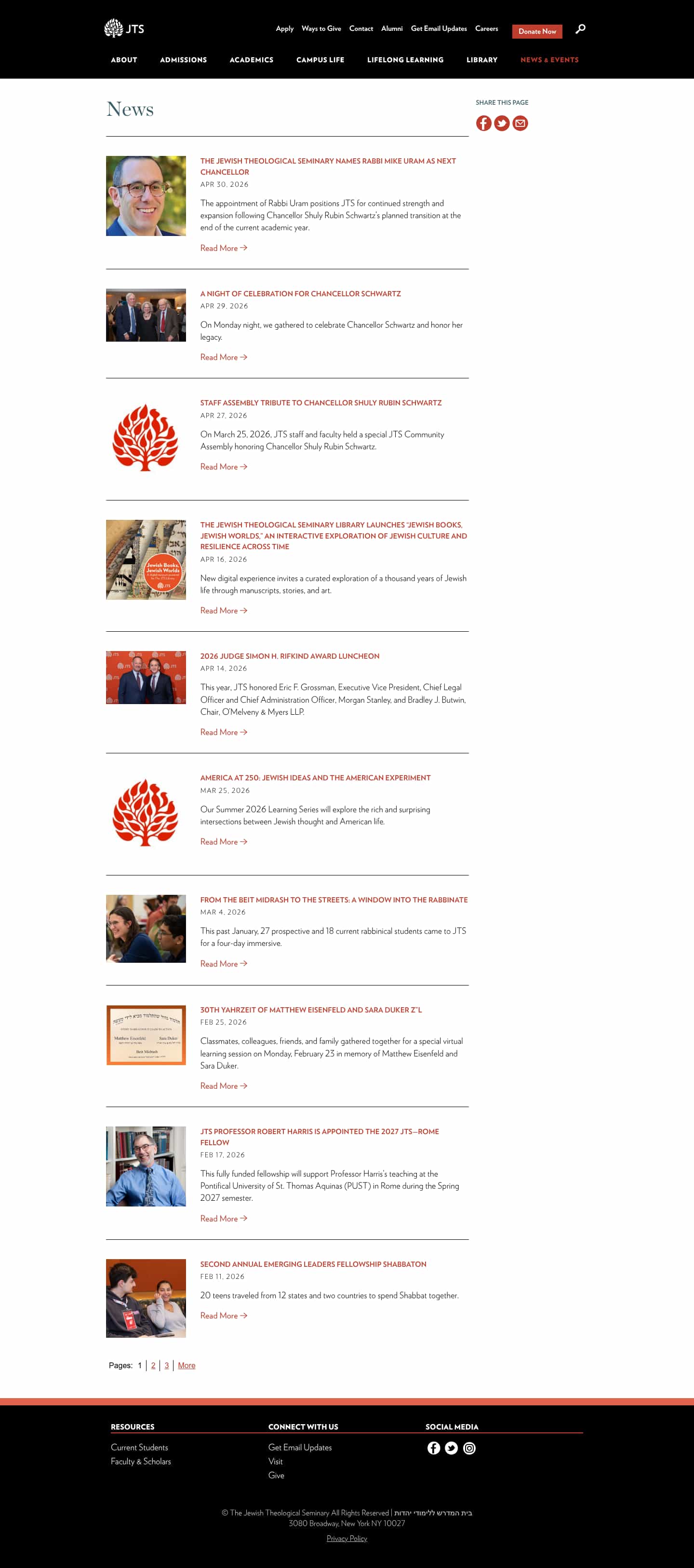 Latest website image capture