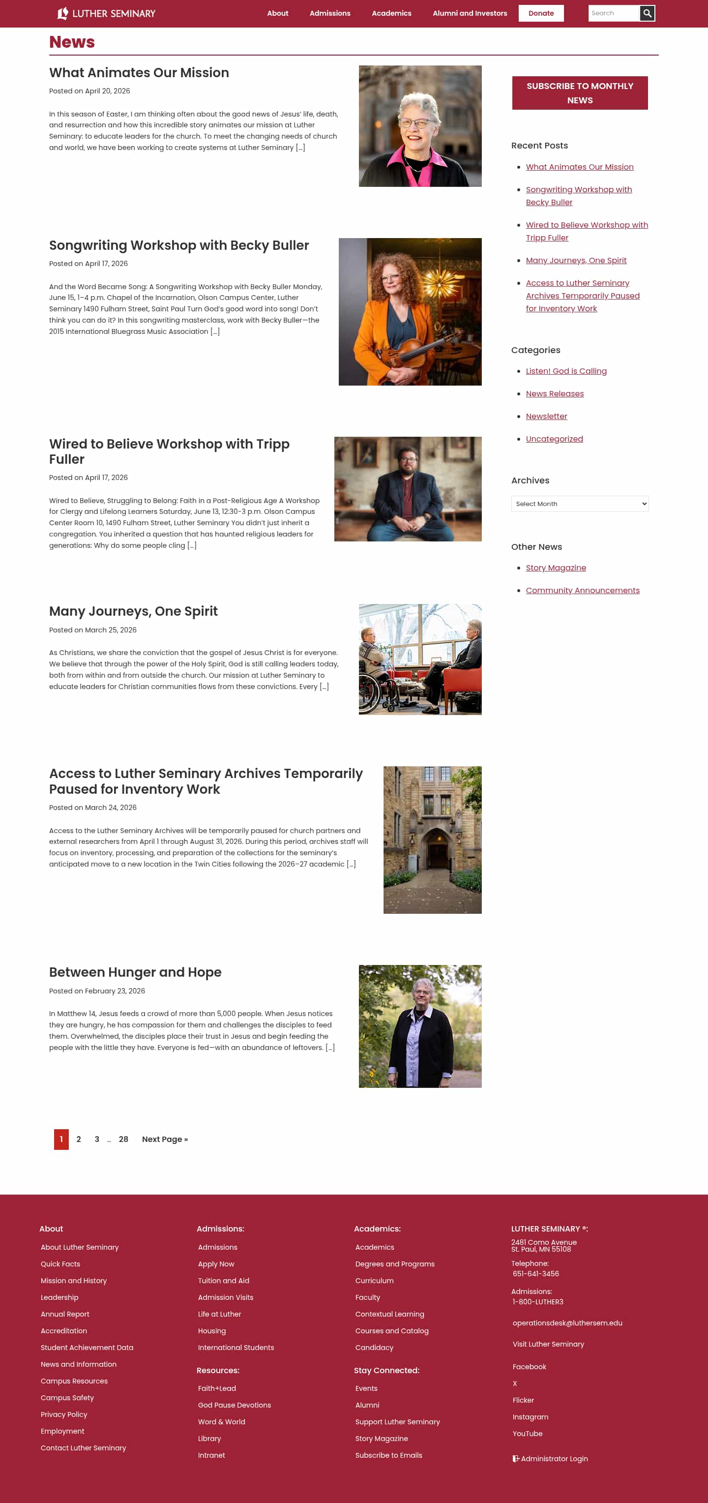 Latest website image capture