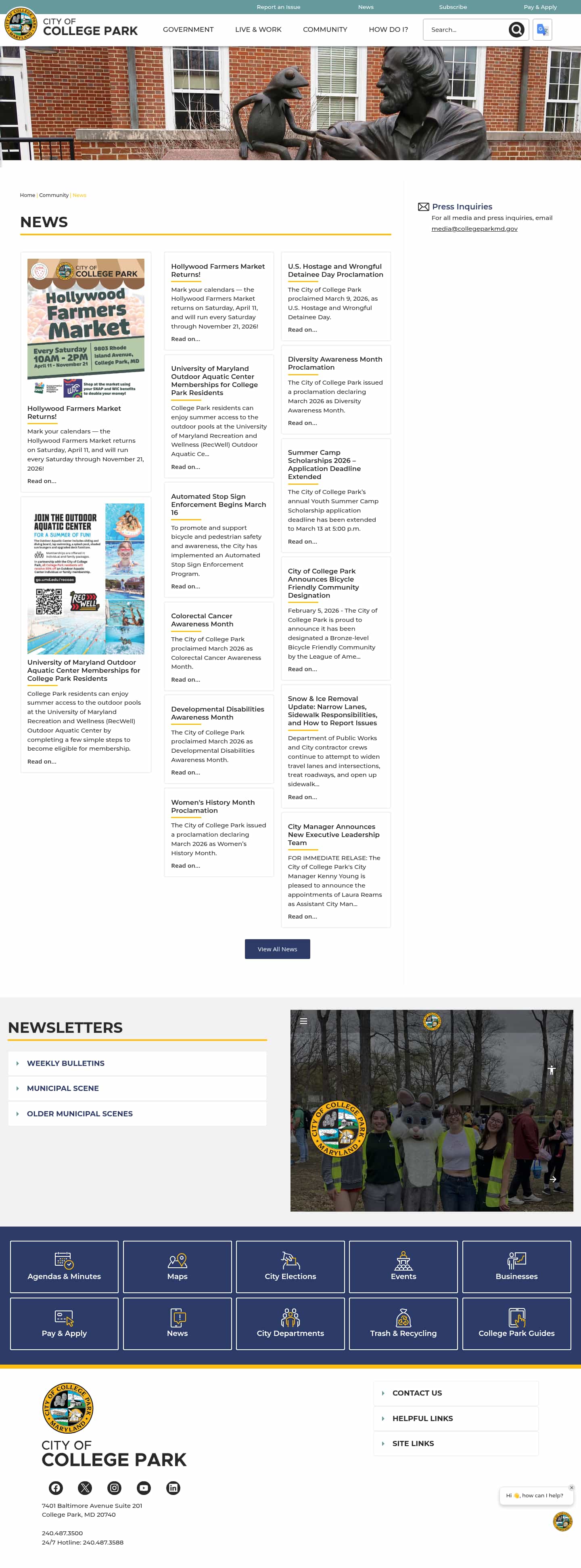 Latest website image capture