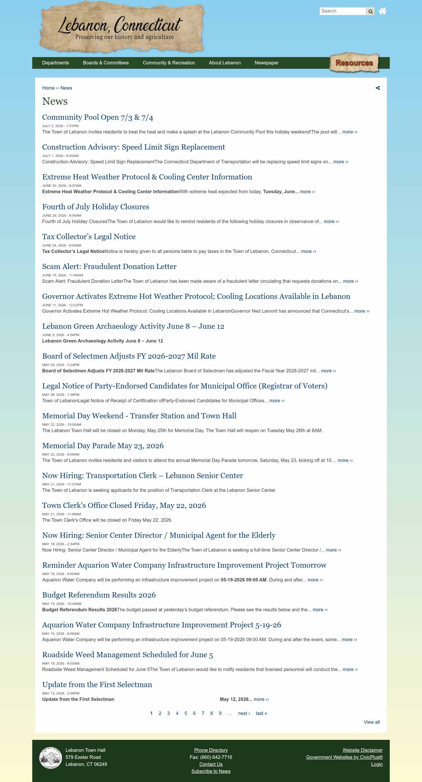 Latest website image capture