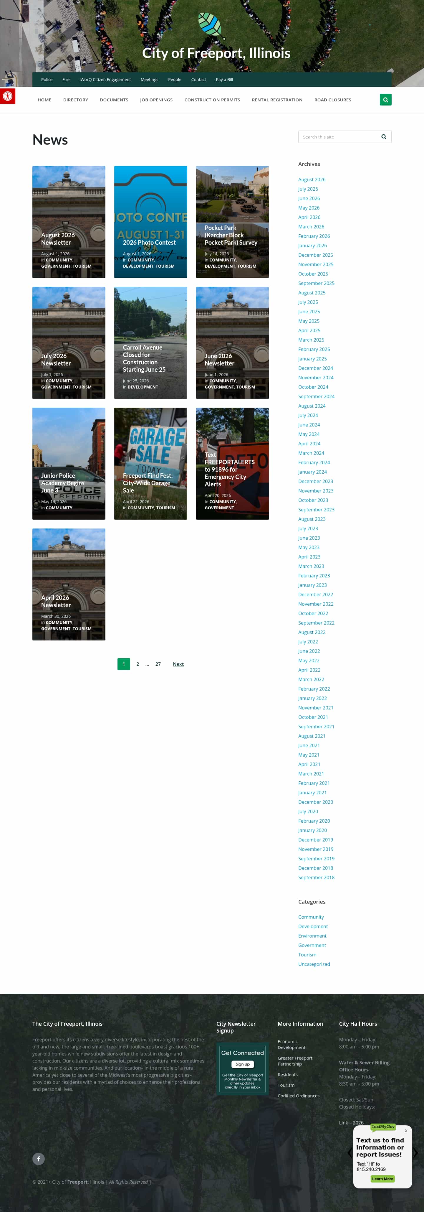 Latest website image capture