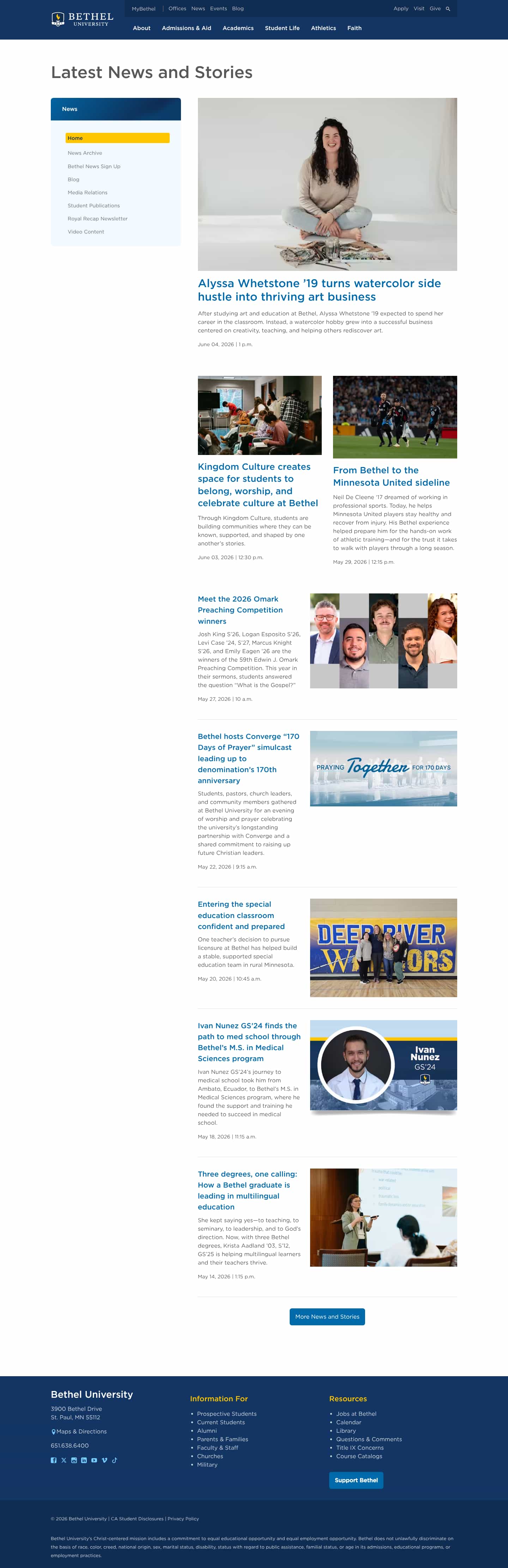 Latest website image capture