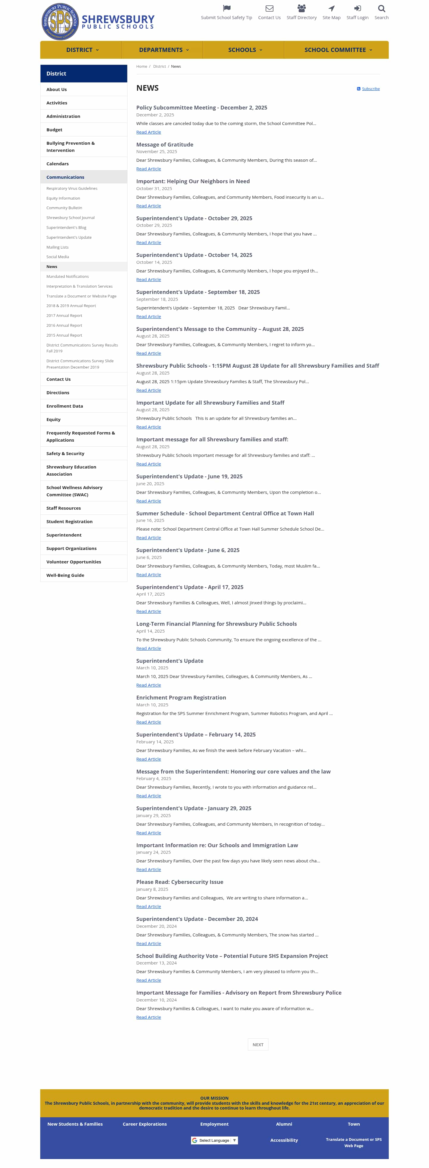 Latest website image capture