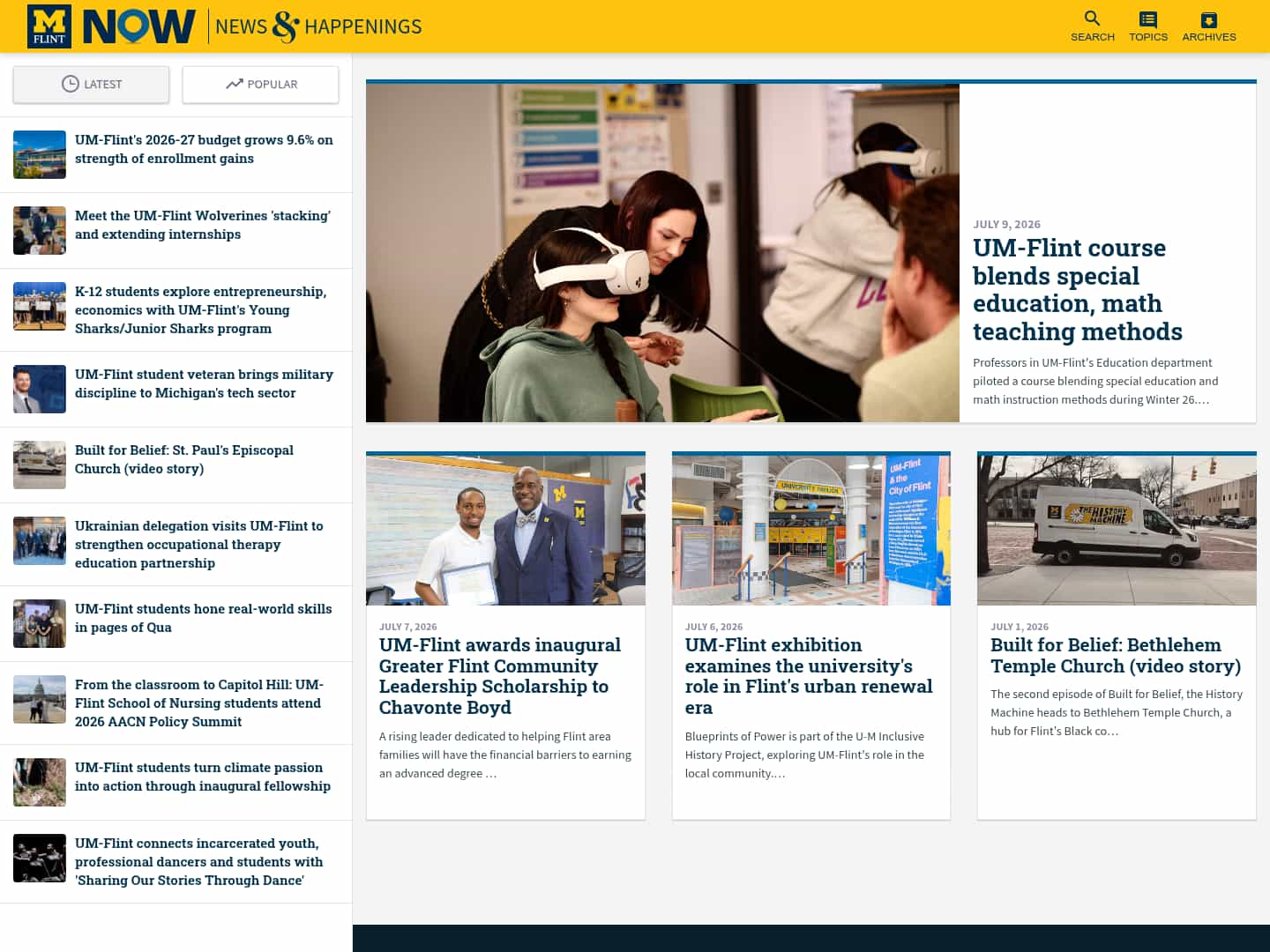 Latest website image capture