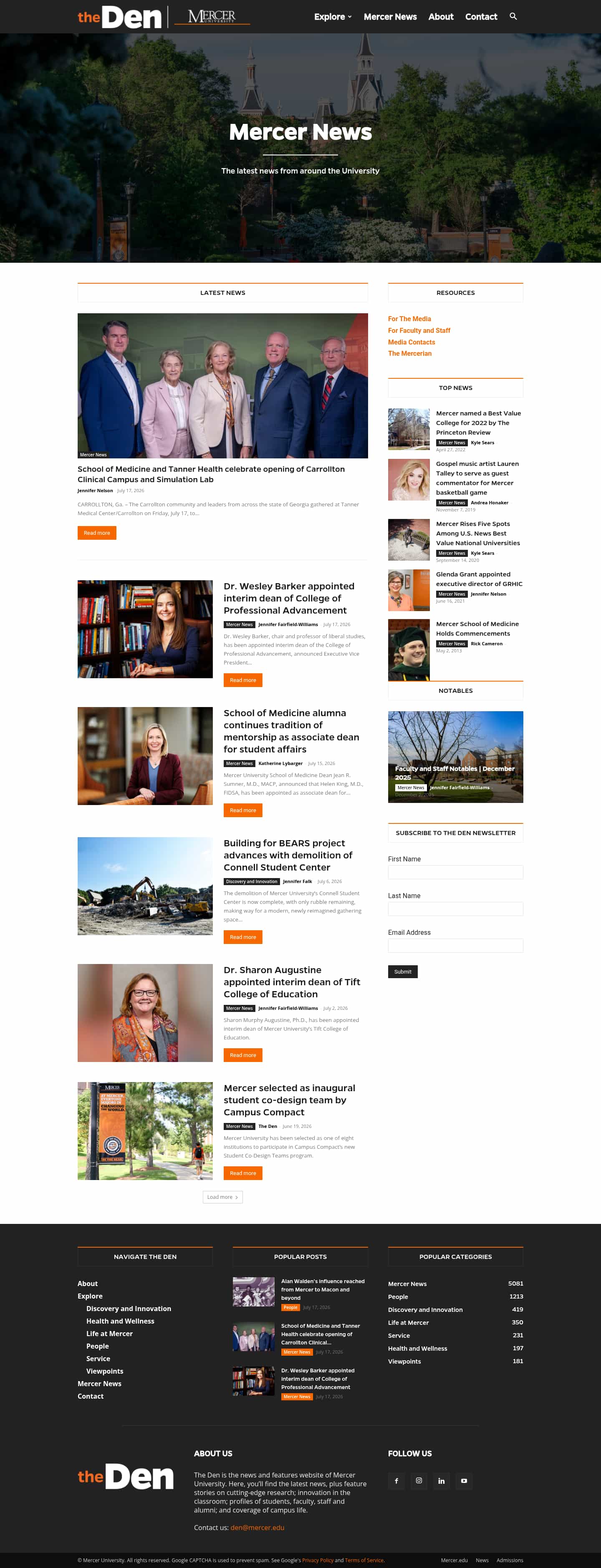 Latest website image capture