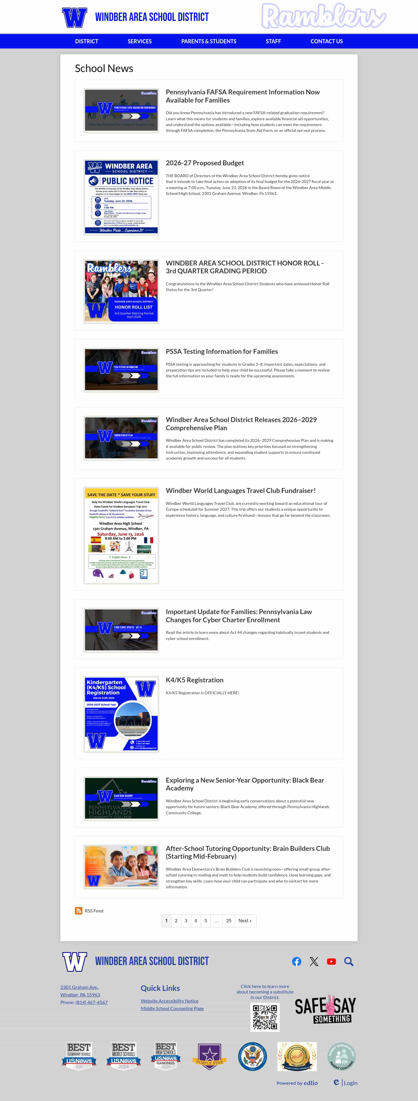 Latest website image capture
