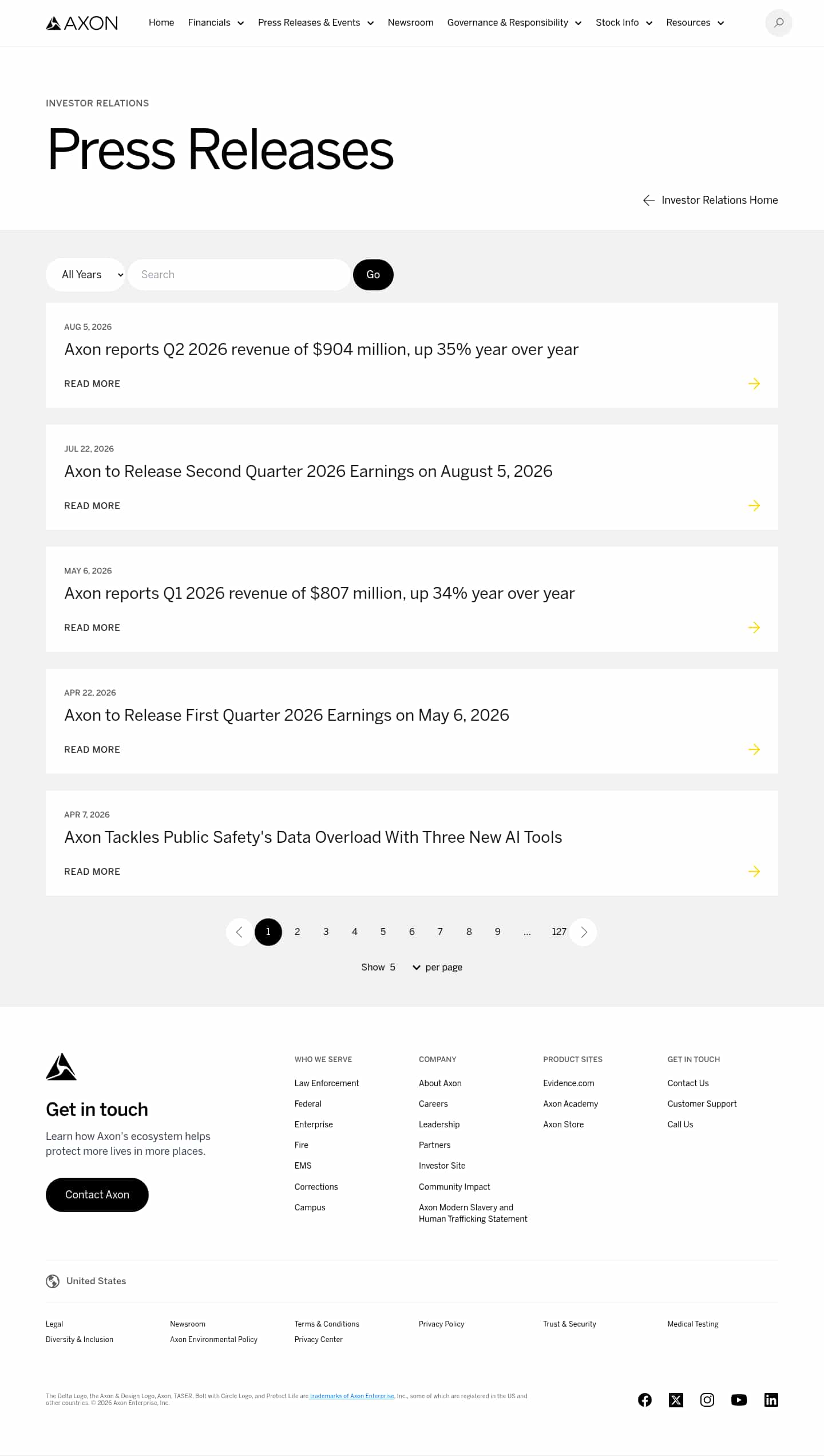 Latest website image capture