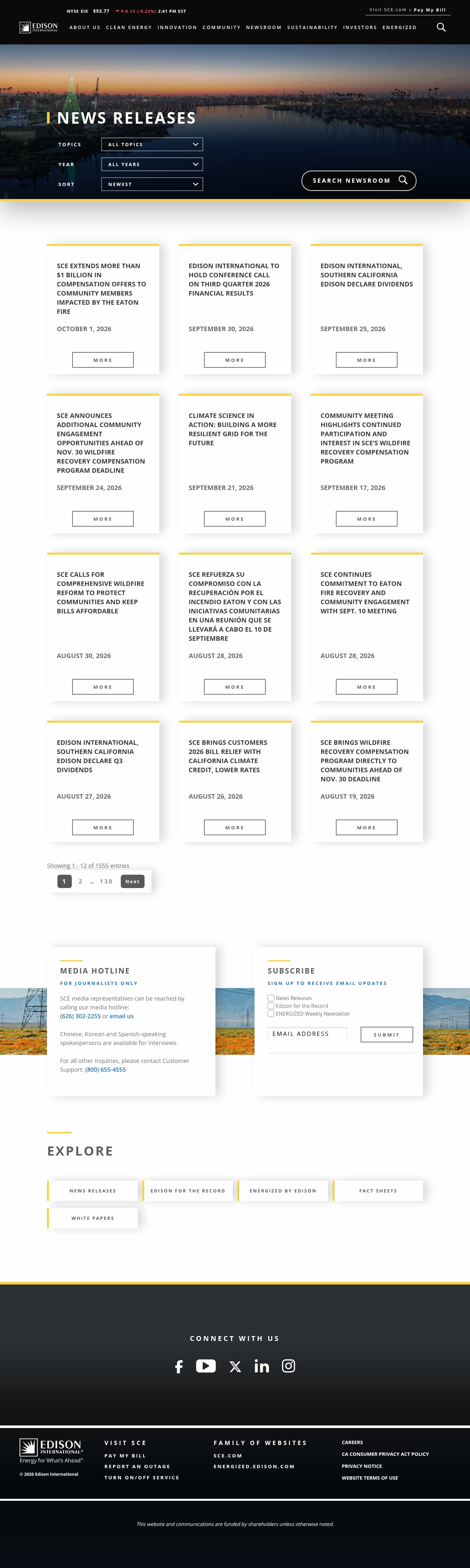 Latest website image capture