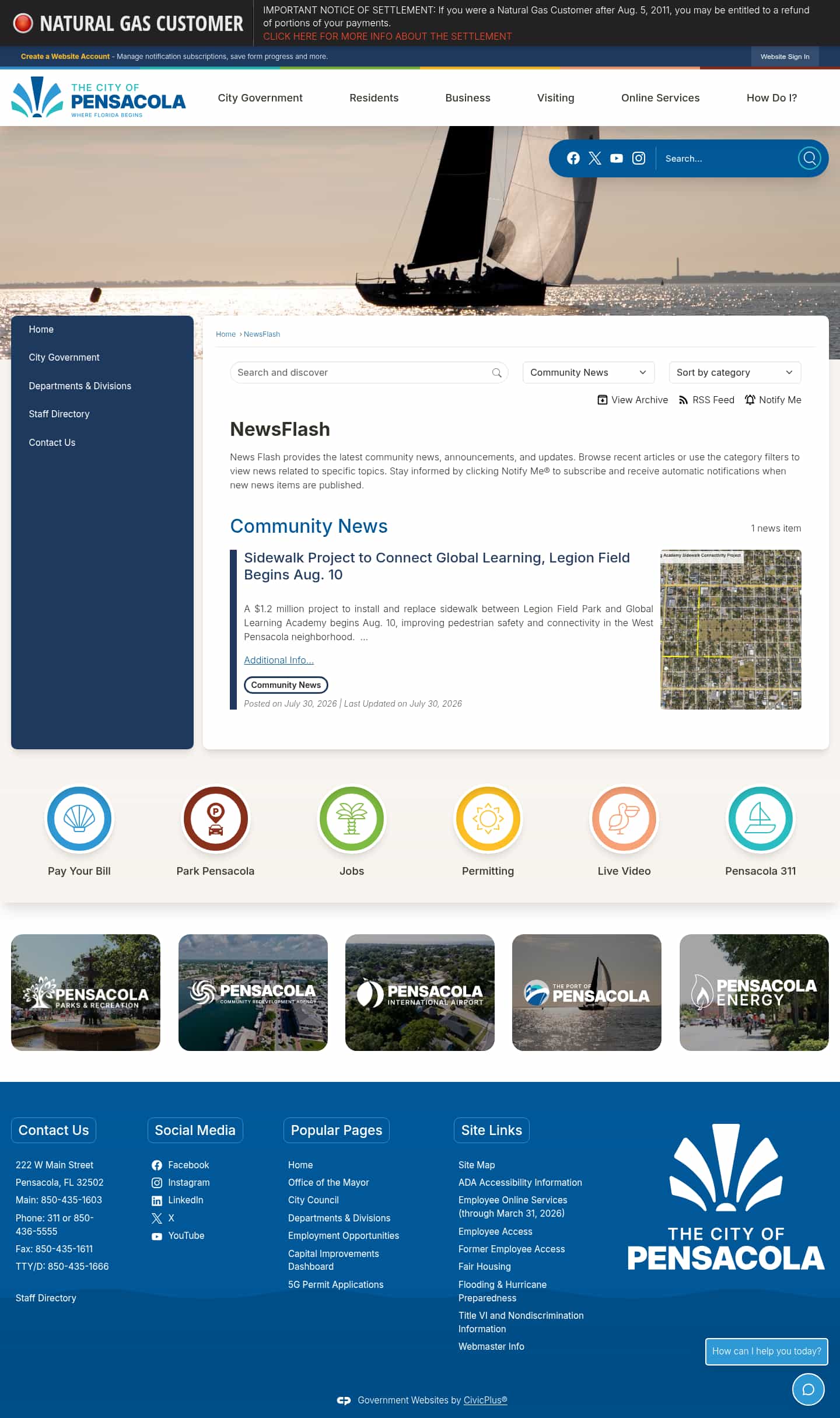 Latest website image capture