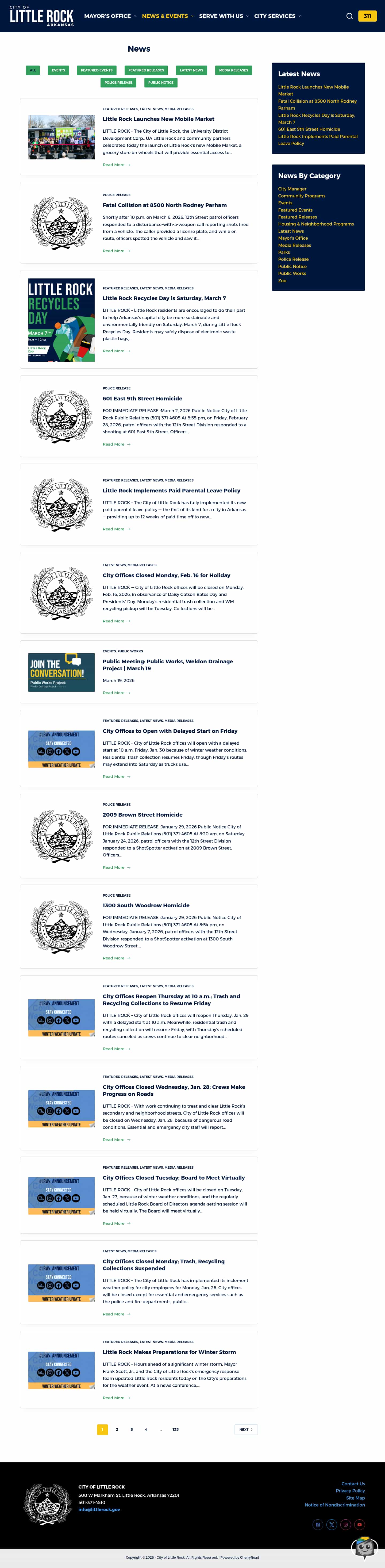 Latest website image capture