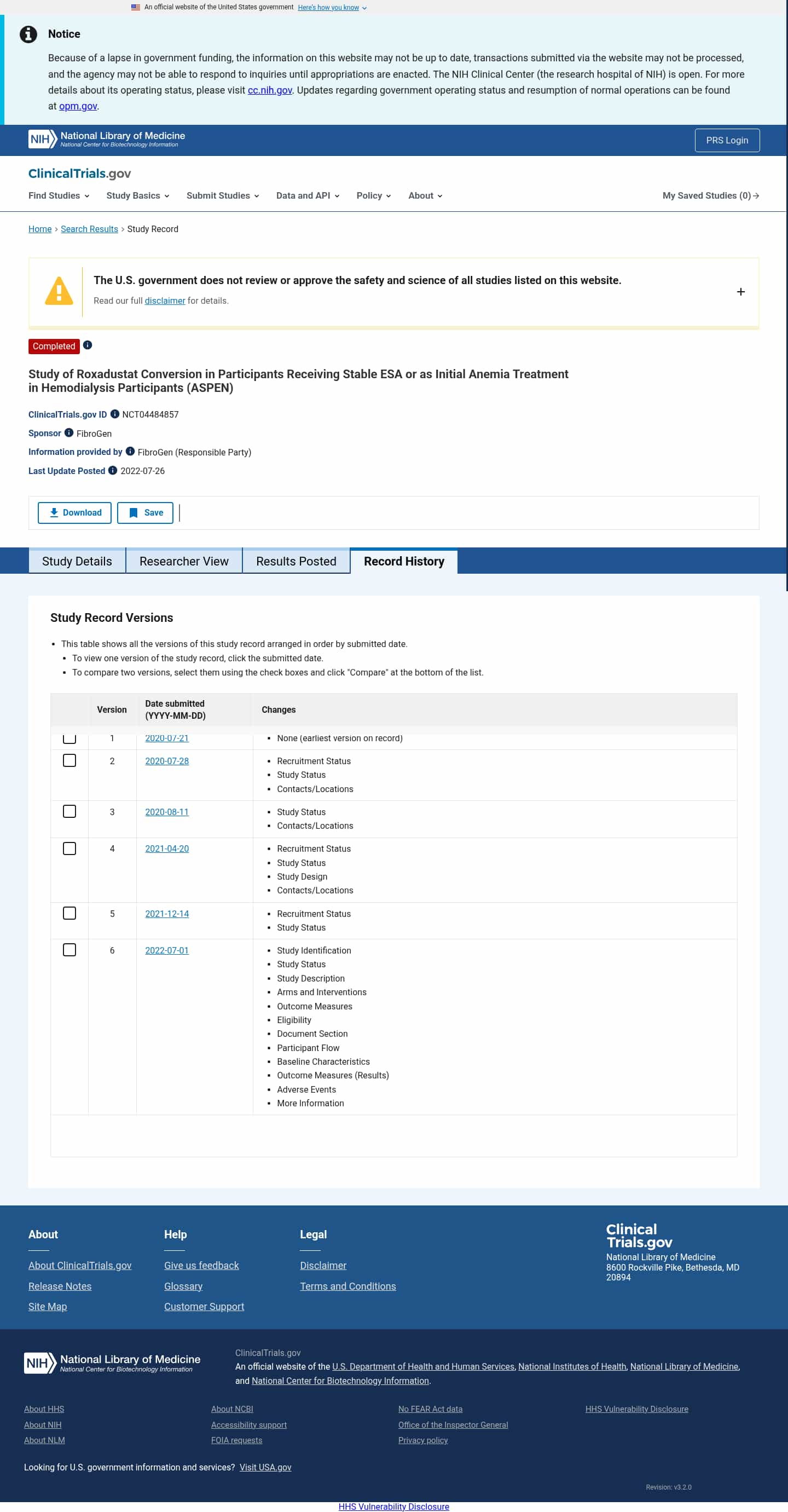 Latest website image capture