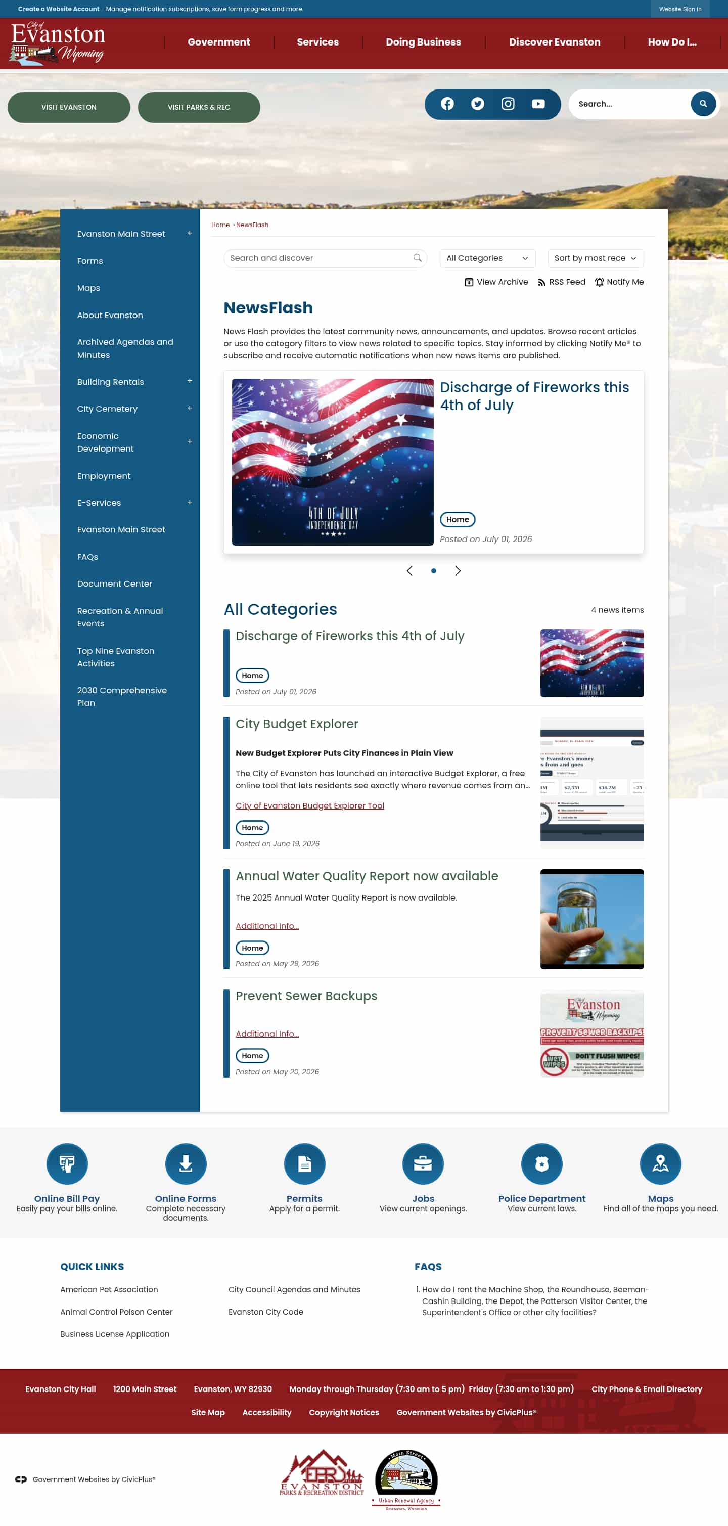 Latest website image capture