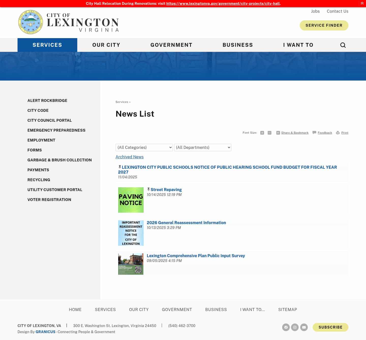 Latest website image capture