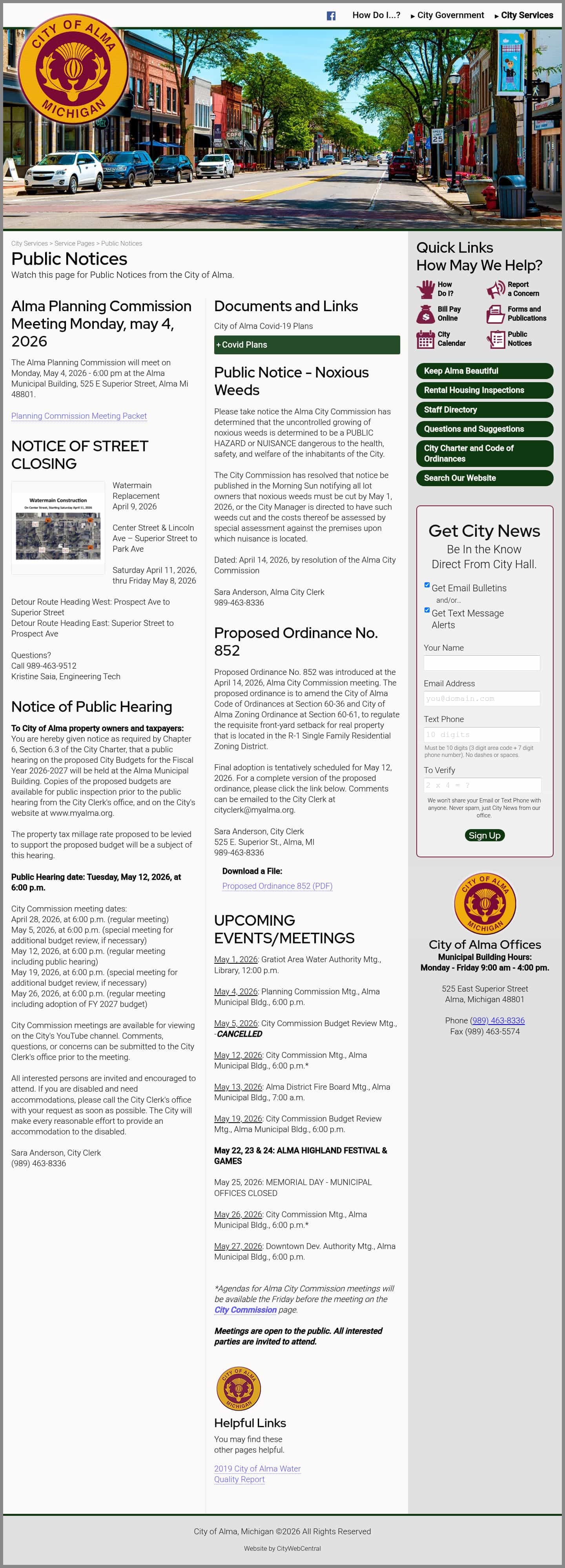 Latest website image capture